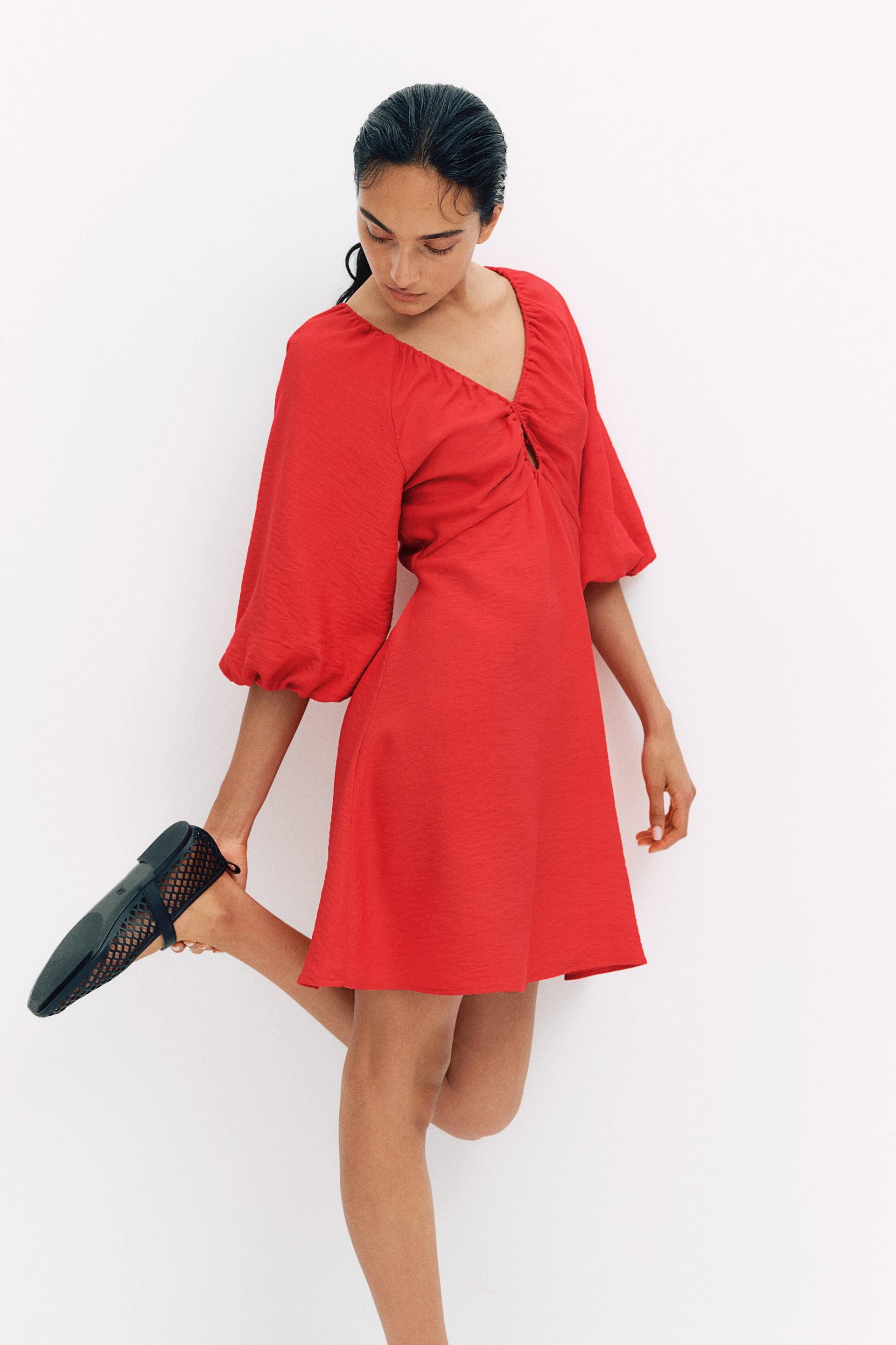 crêpe mini dress