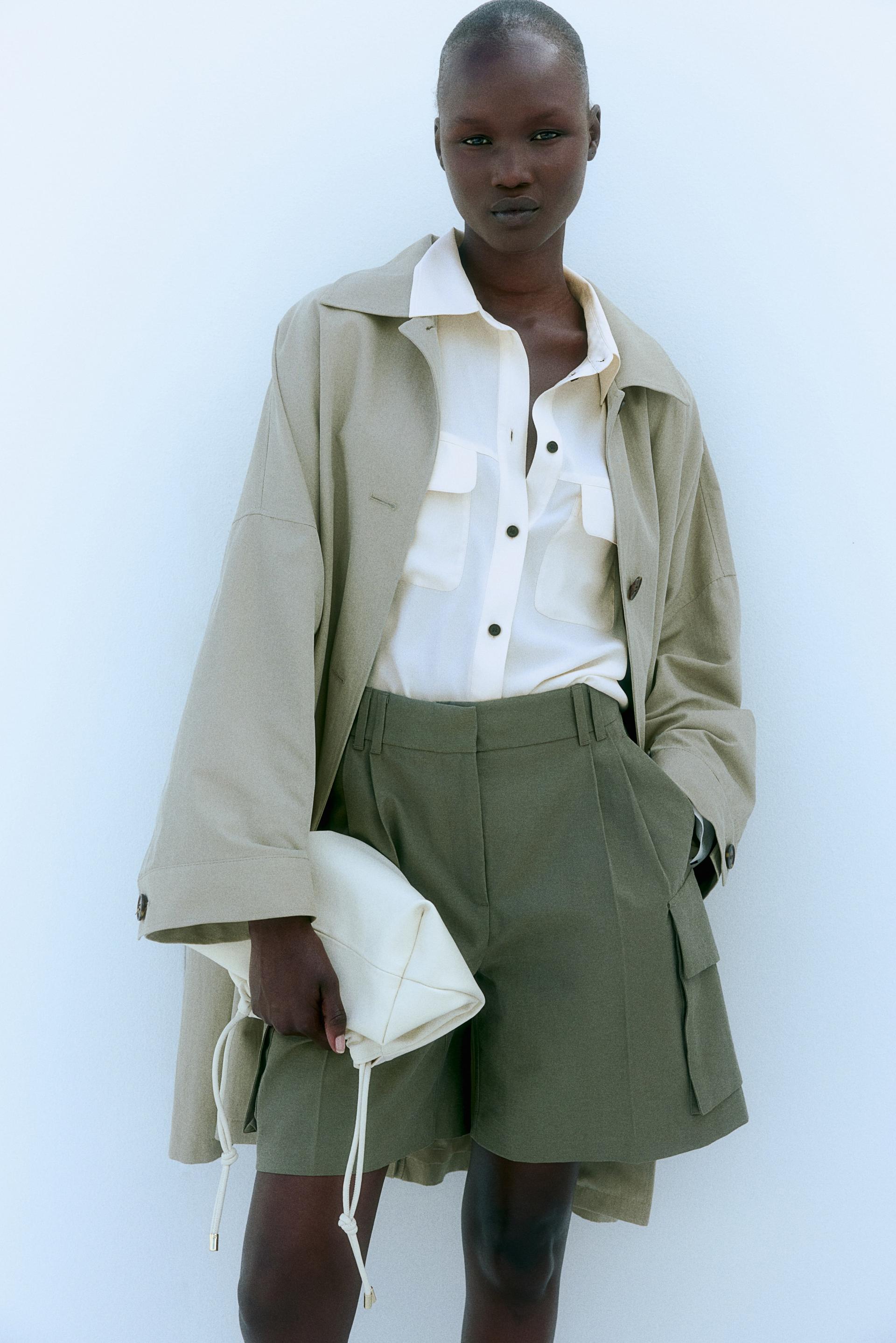 crêpe shirt
