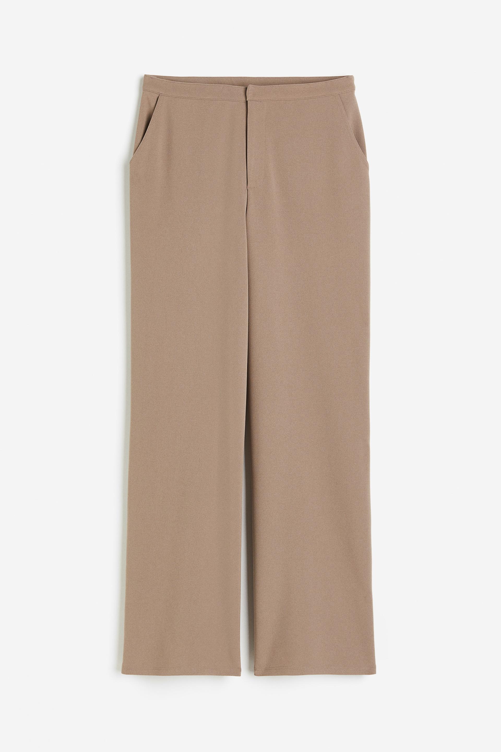 crêped jersey pants