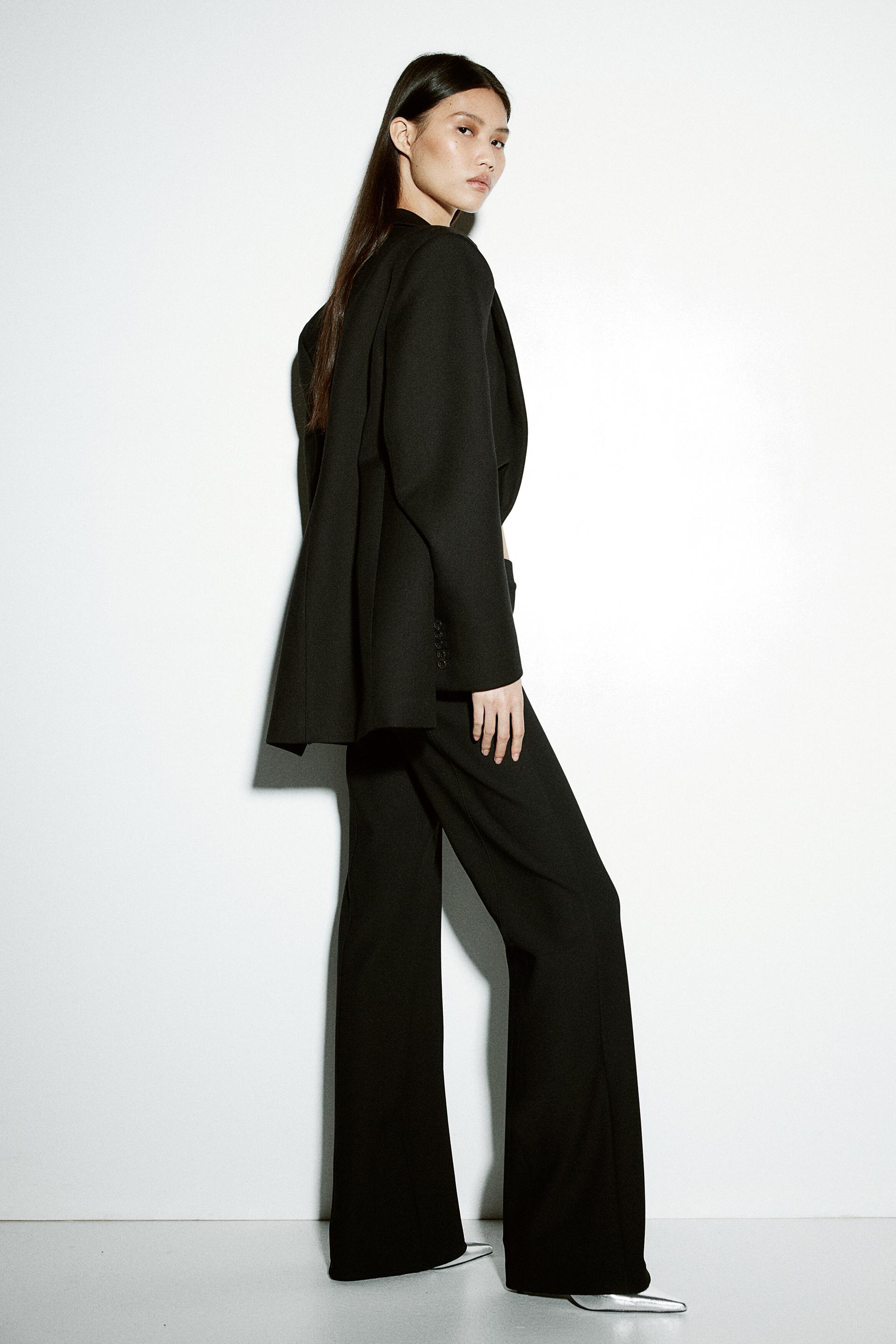 crease-front jersey pants