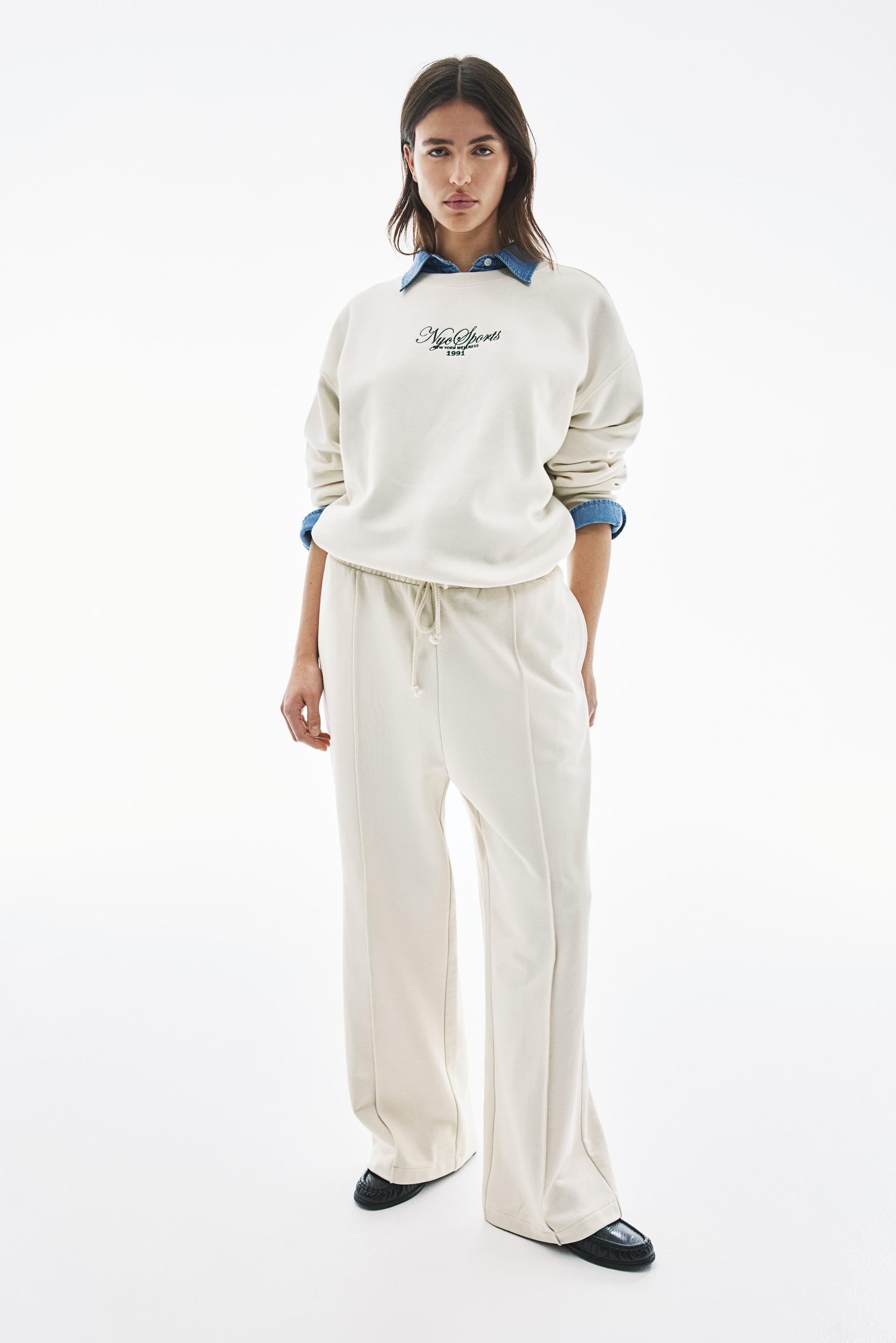 creased joggers