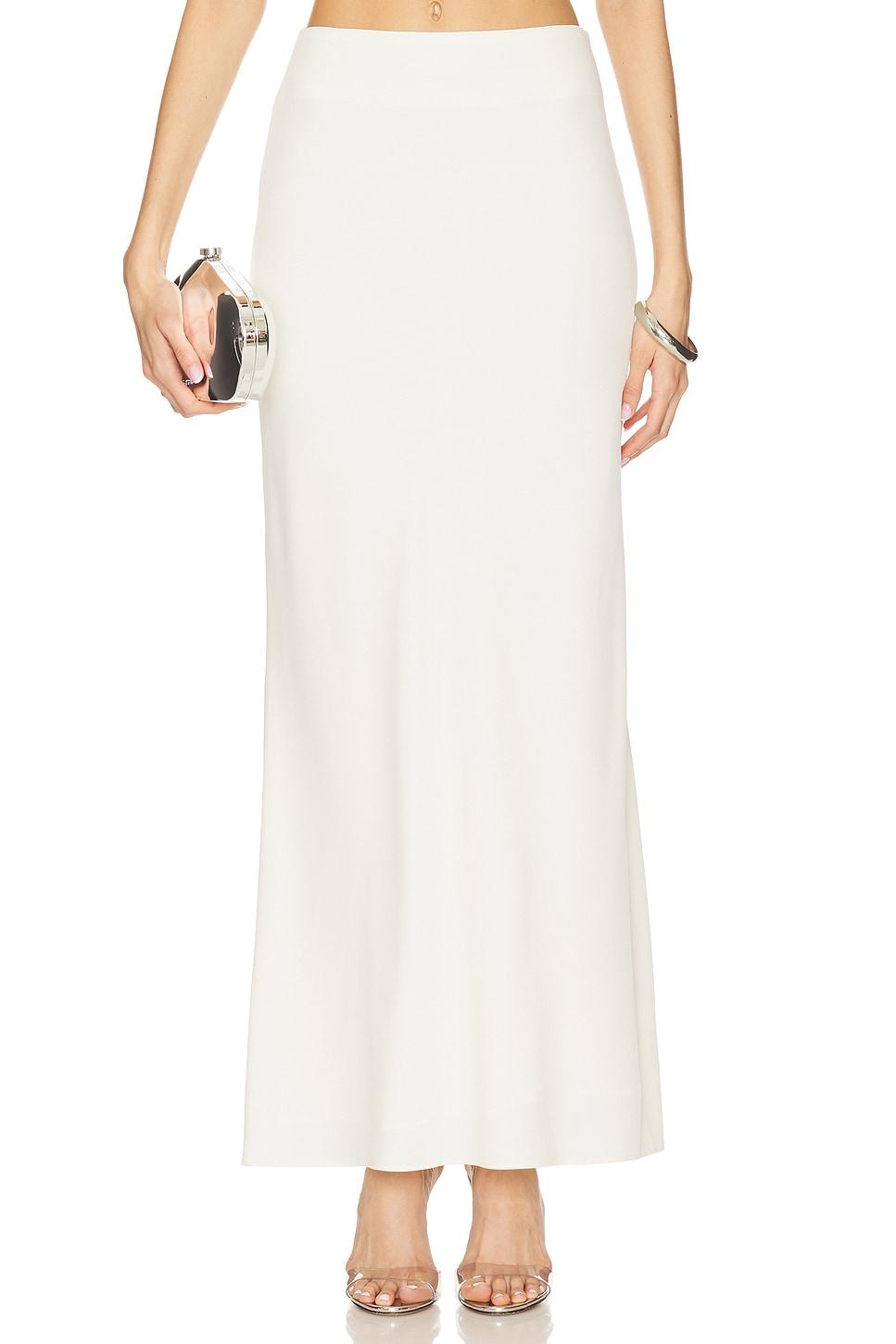 crepe bias maxi skirt