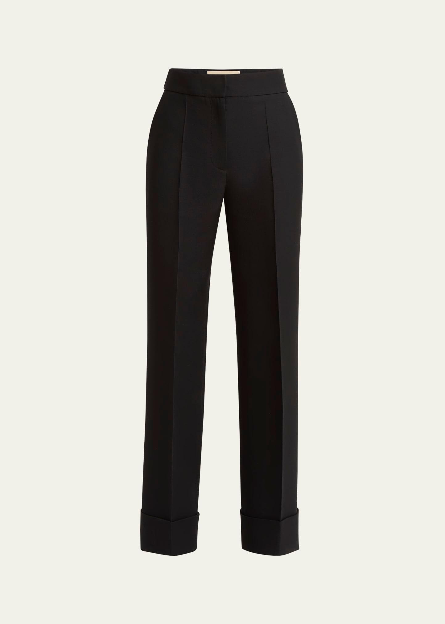 crepe couture trousers