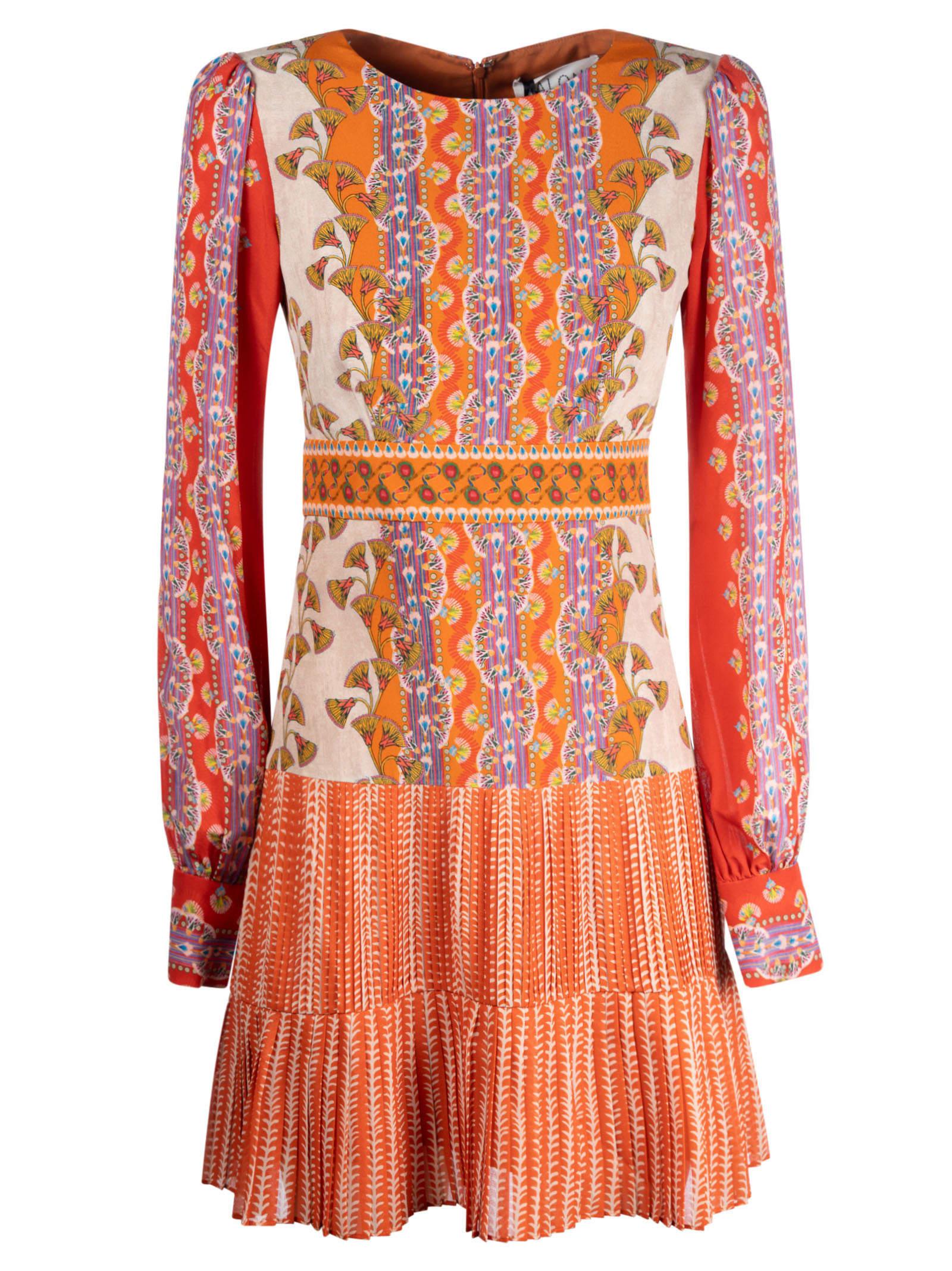 crepe de chine georgette dress