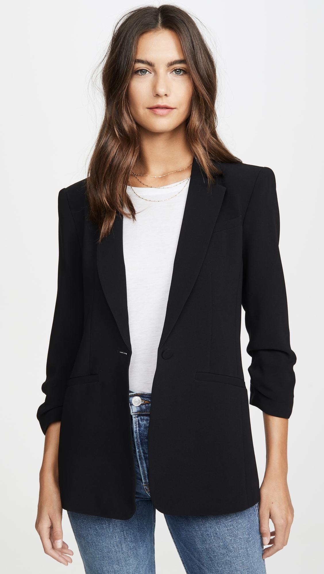 crepe khloe blazer