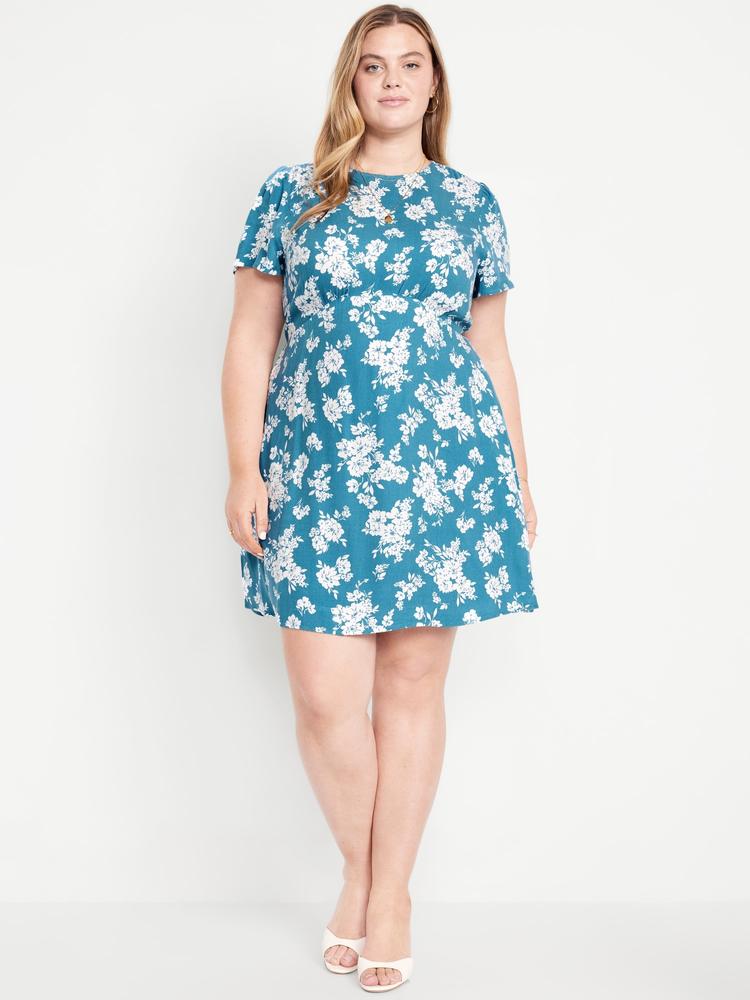 crepe mini dress