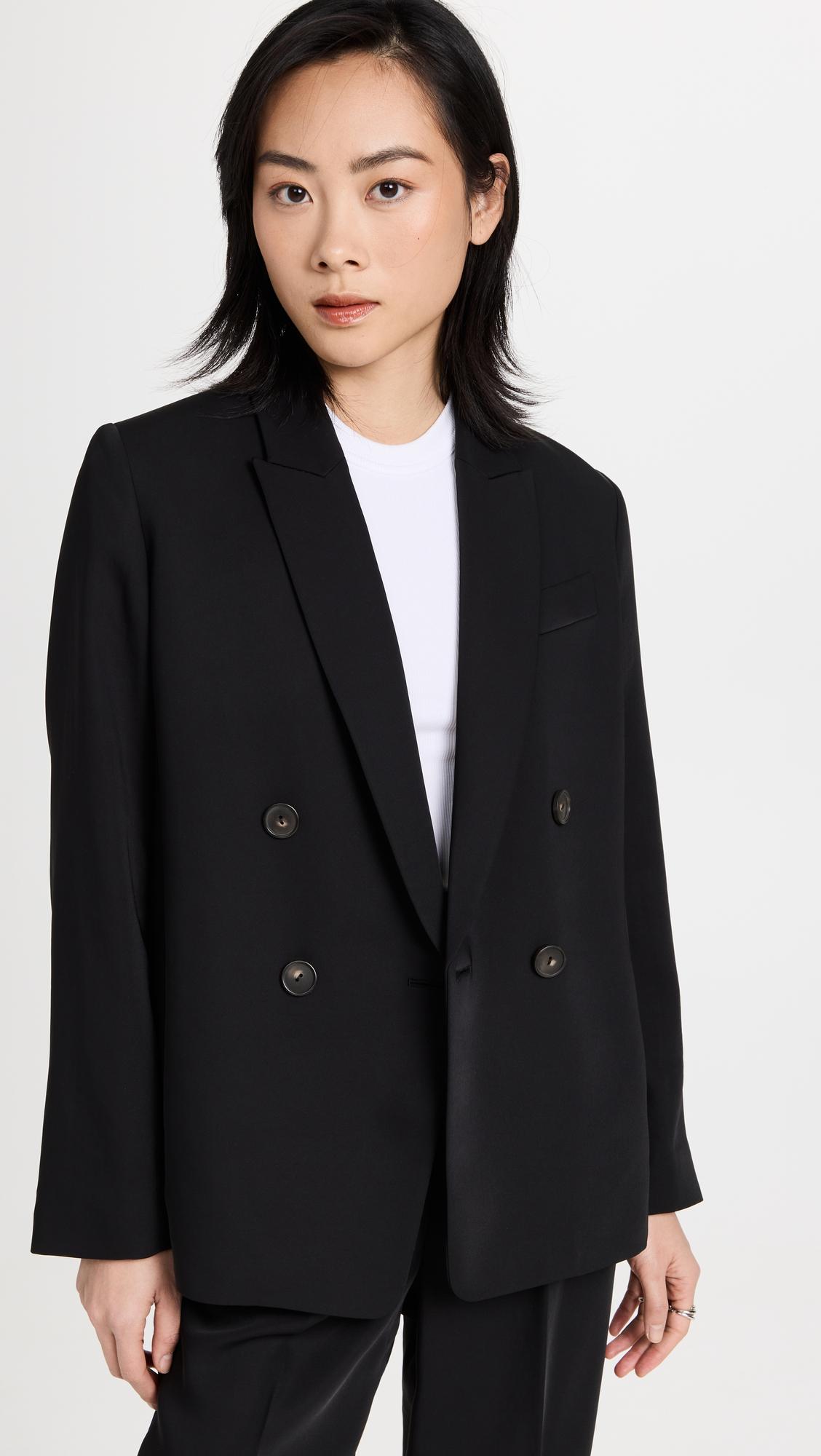 crepe suiting blazer