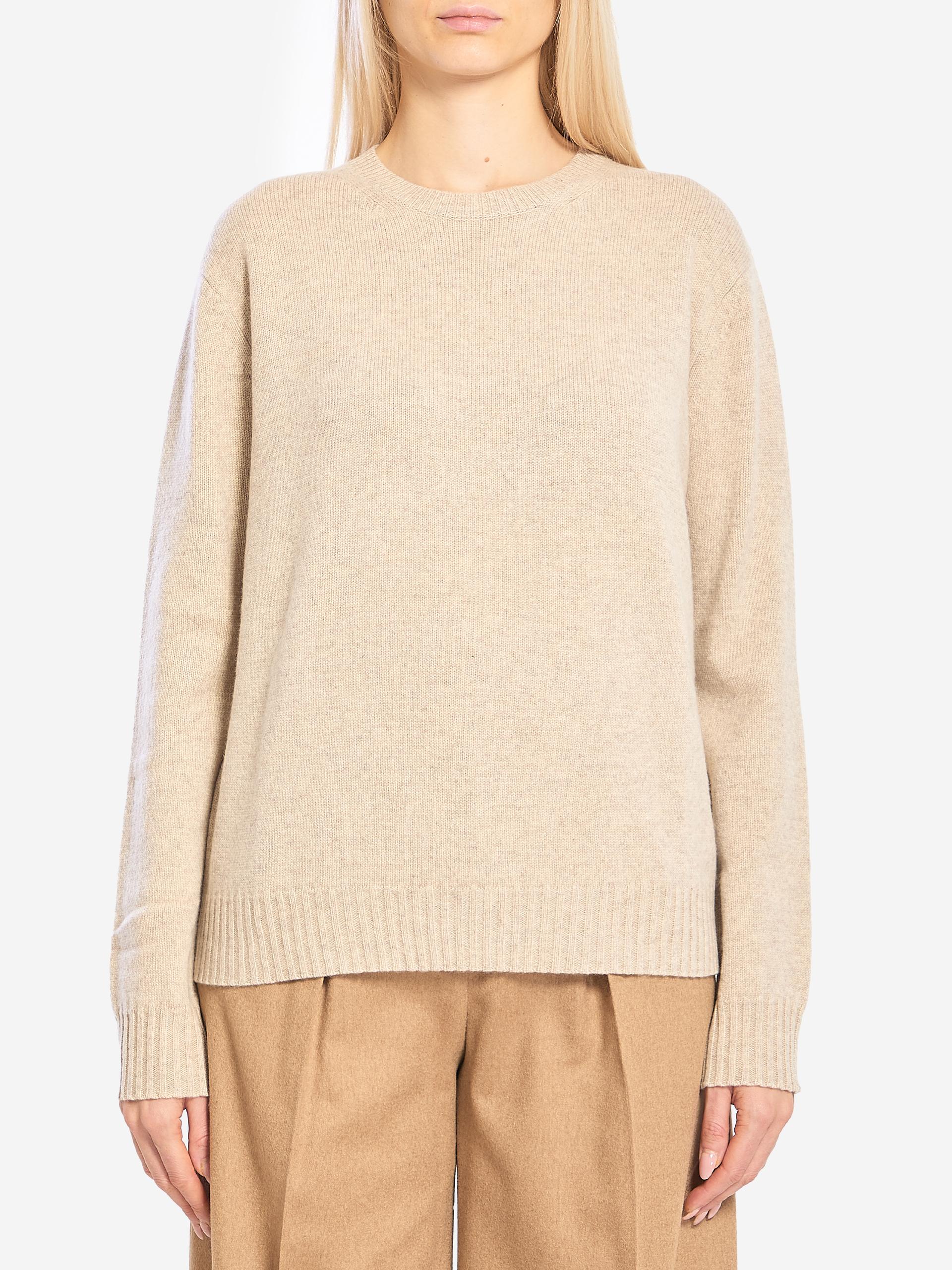 crew neck sweater in cashmere