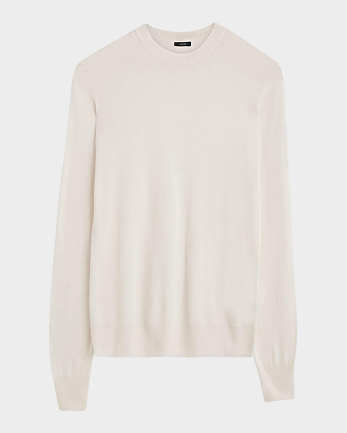 crewneck cashmere-blend sweater