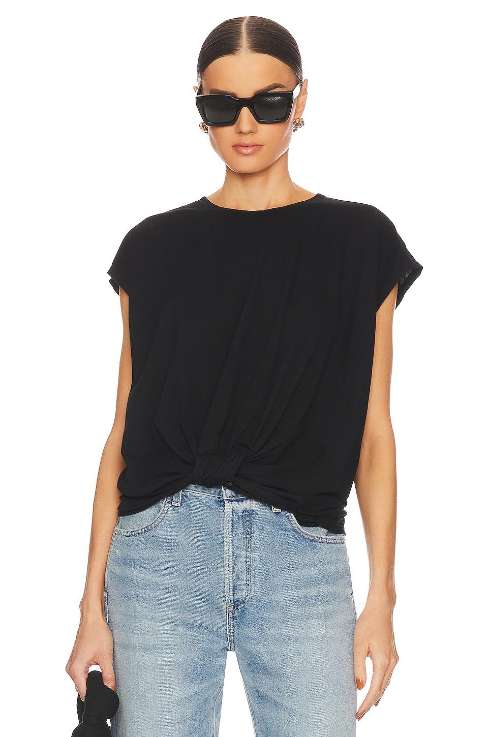 crewneck knot tee