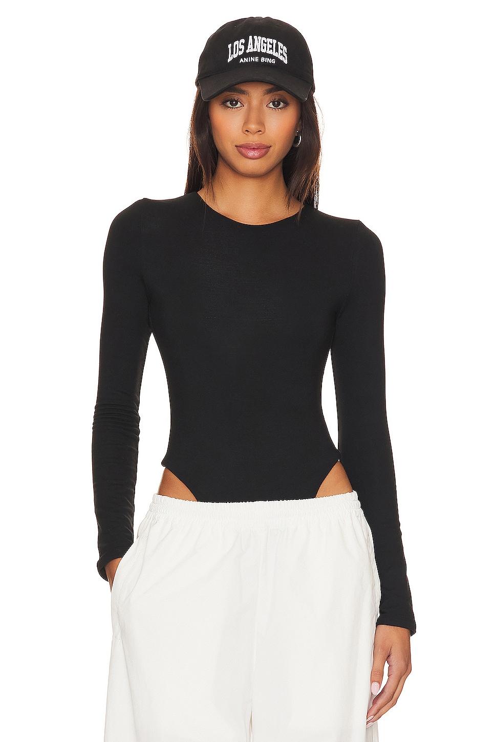 crewneck long sleeve bodysuit
