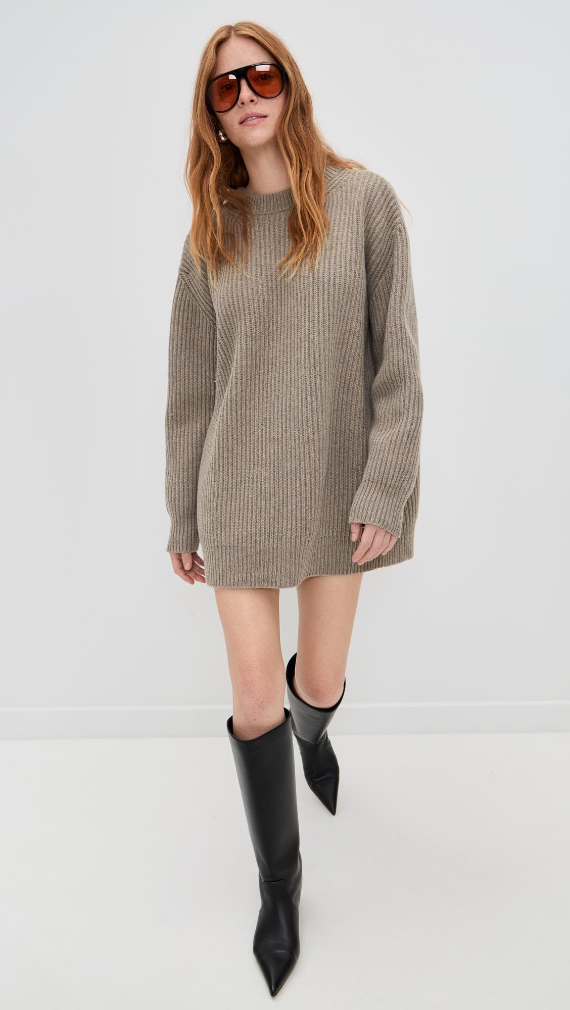 crewneck sweater dress