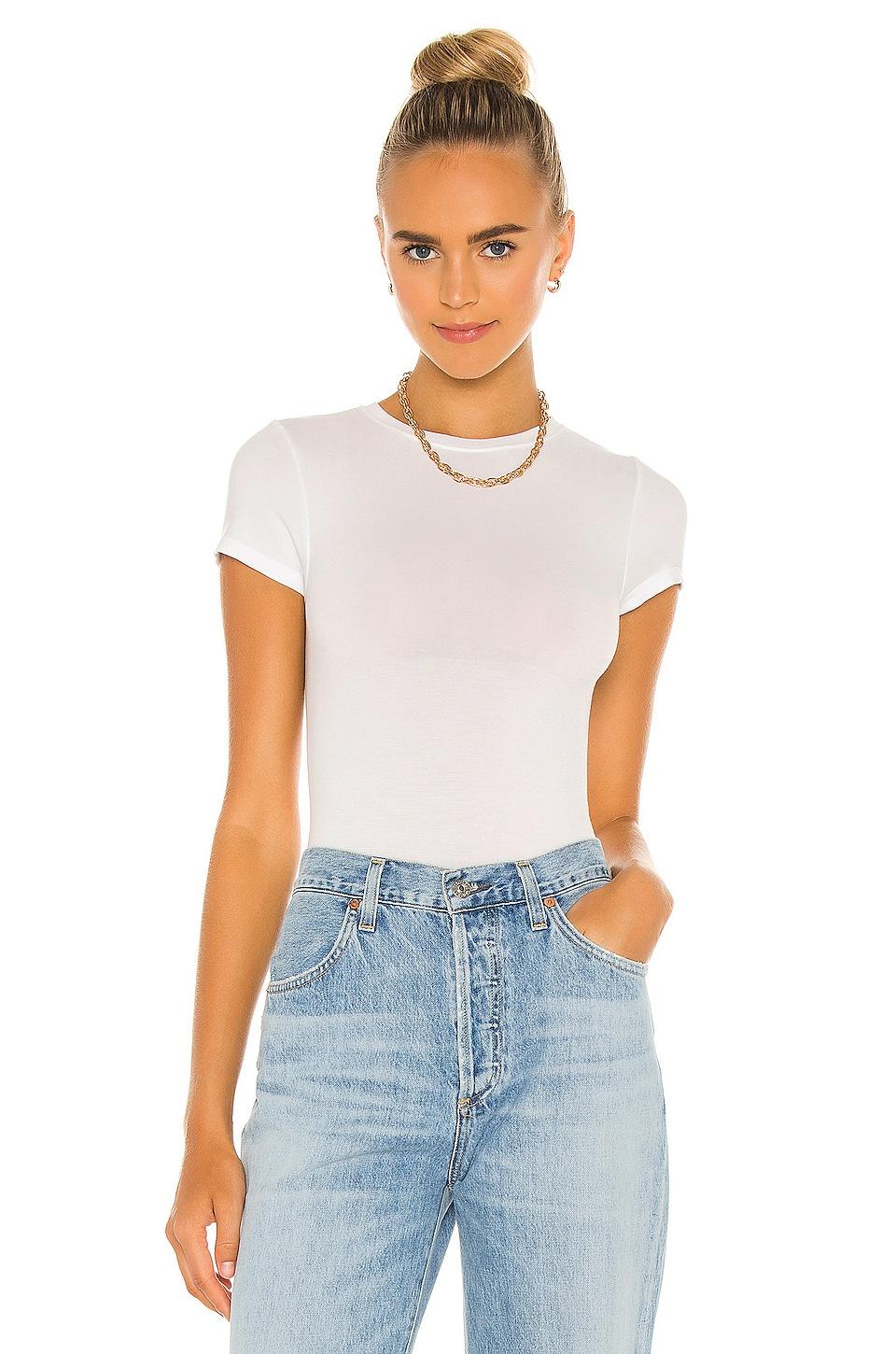 crewneck thong bodysuit