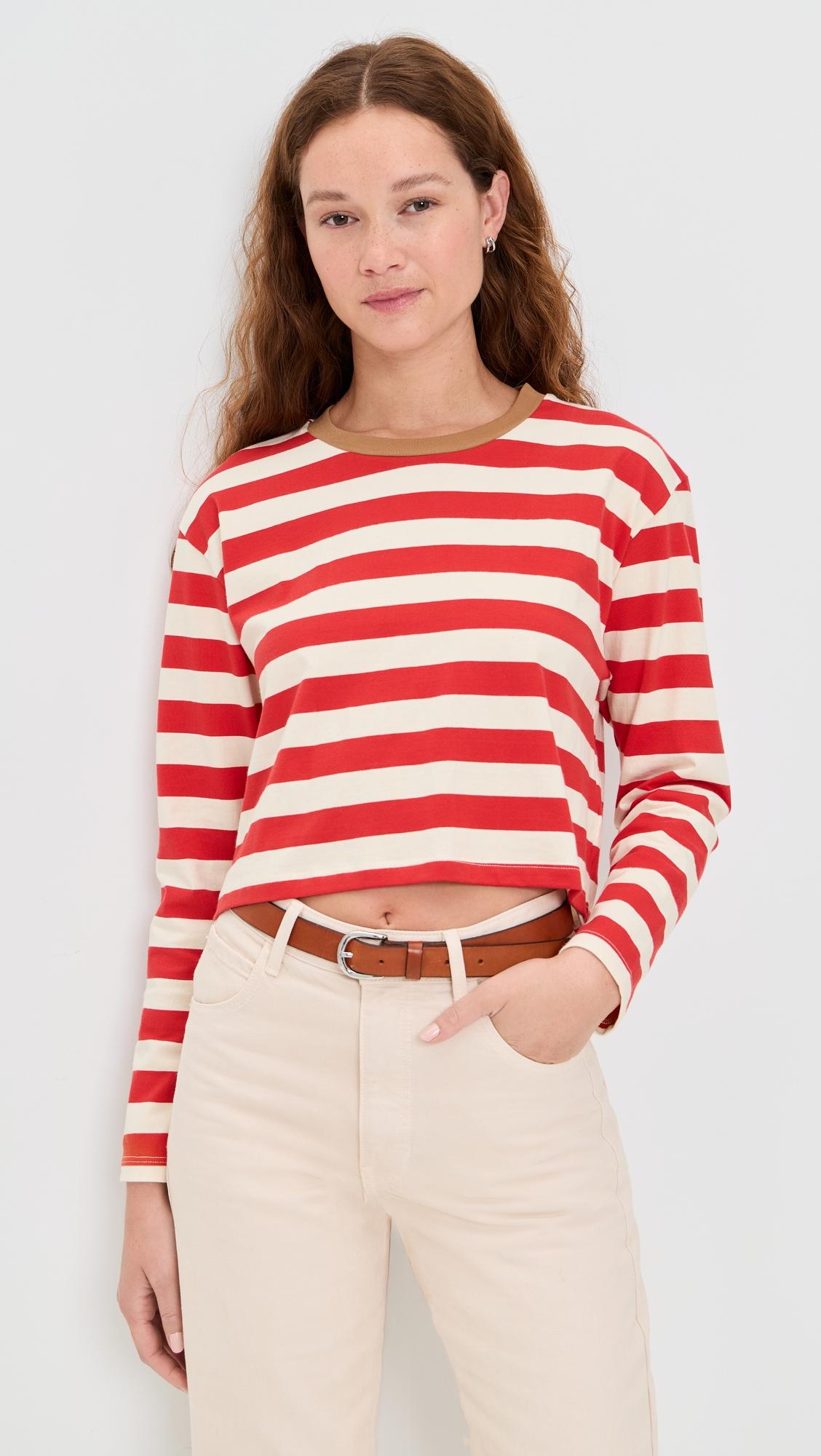 cricket striped tee