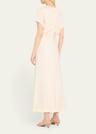 crinkle slouch waist dress