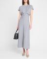 crinkle slouch waist dress