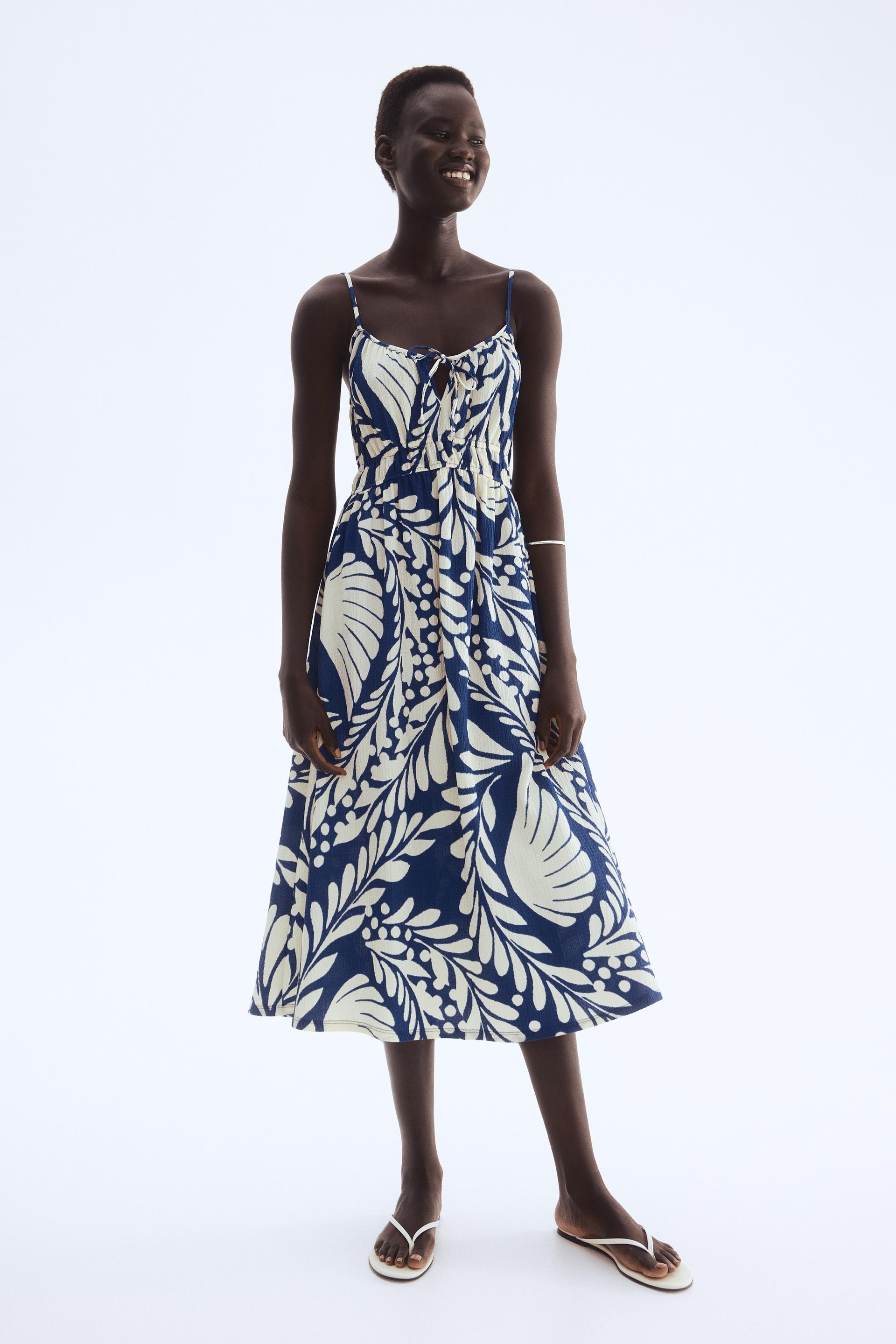 crinkled jersey dress