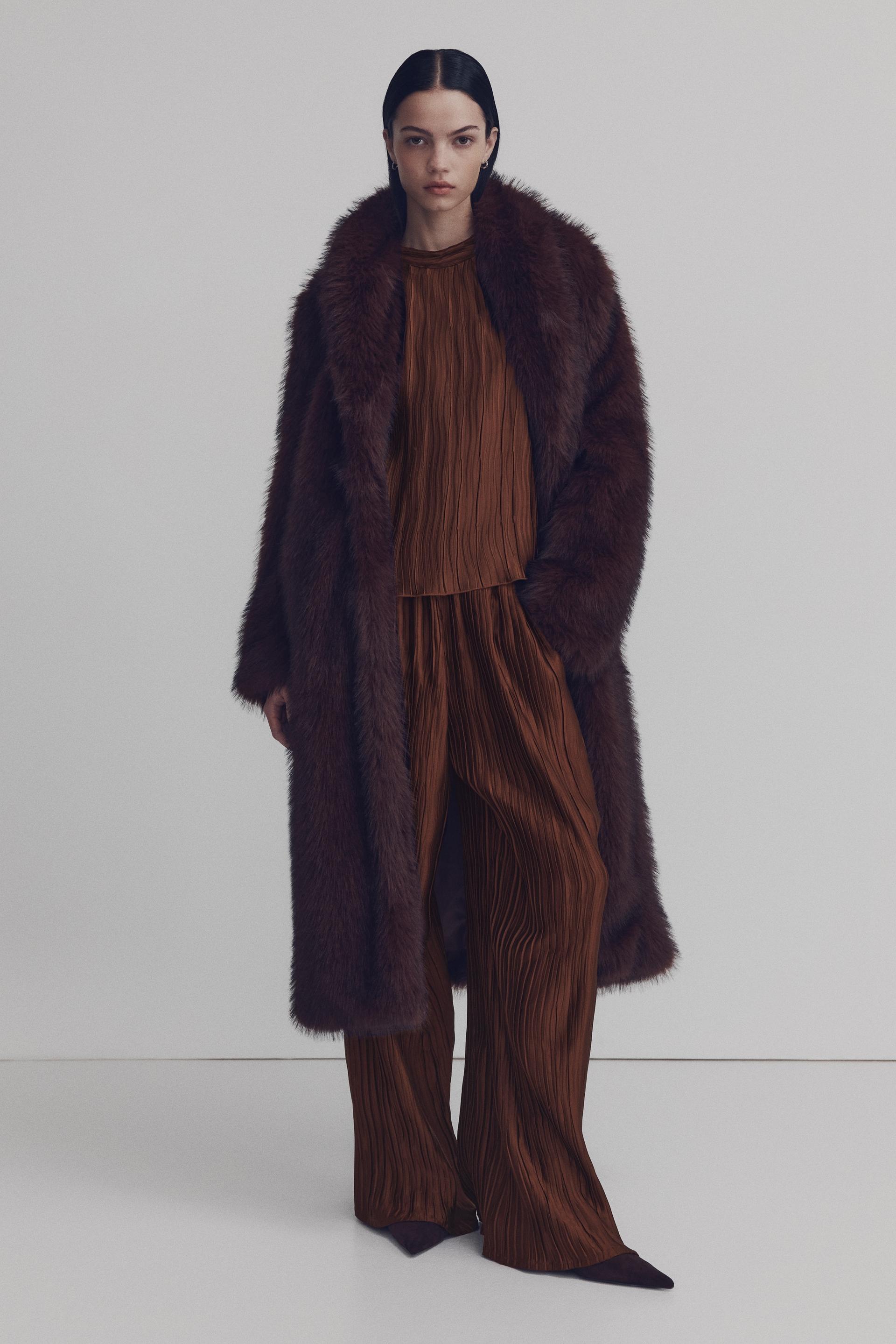 crinkled pull-on pants