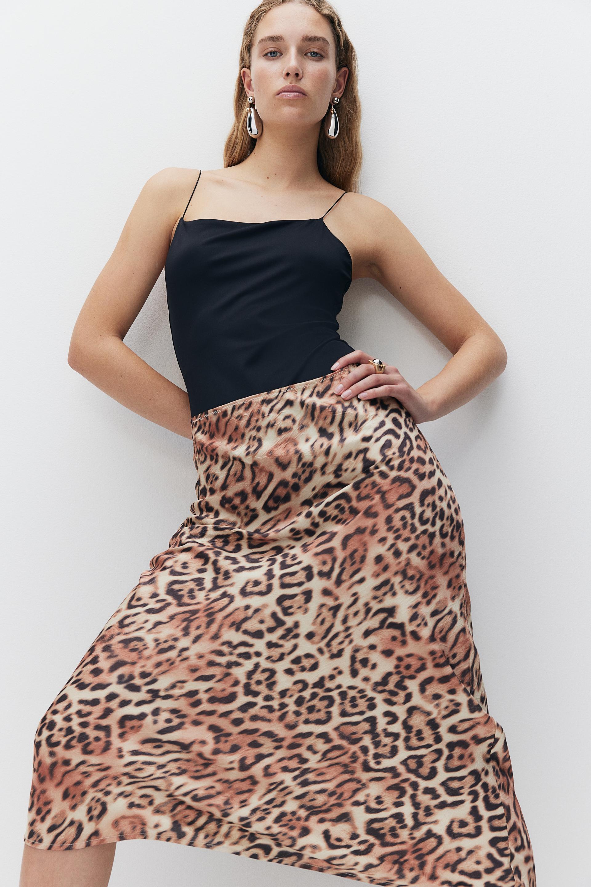 crinkled satin maxi skirt