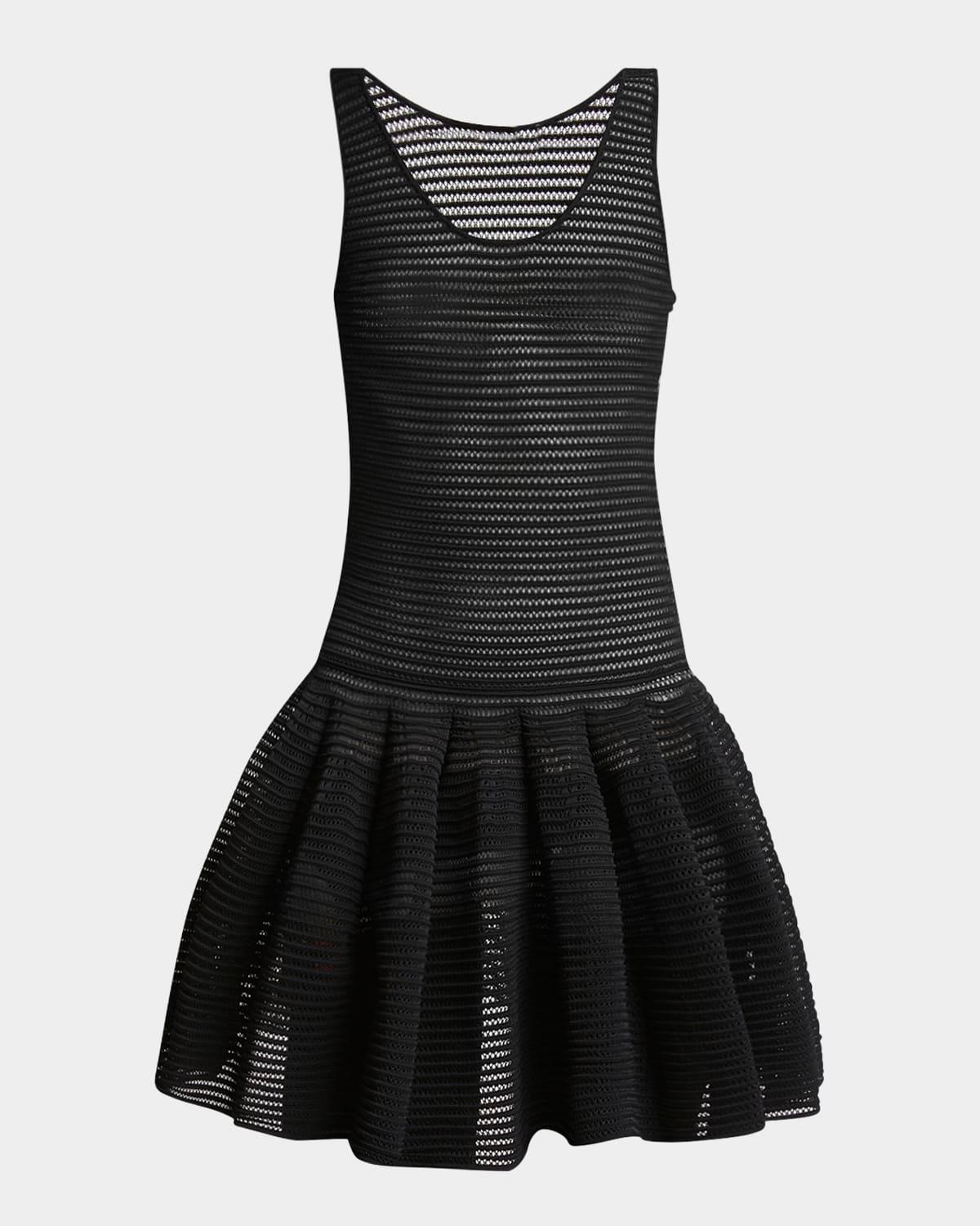 crinoline flared mini dress