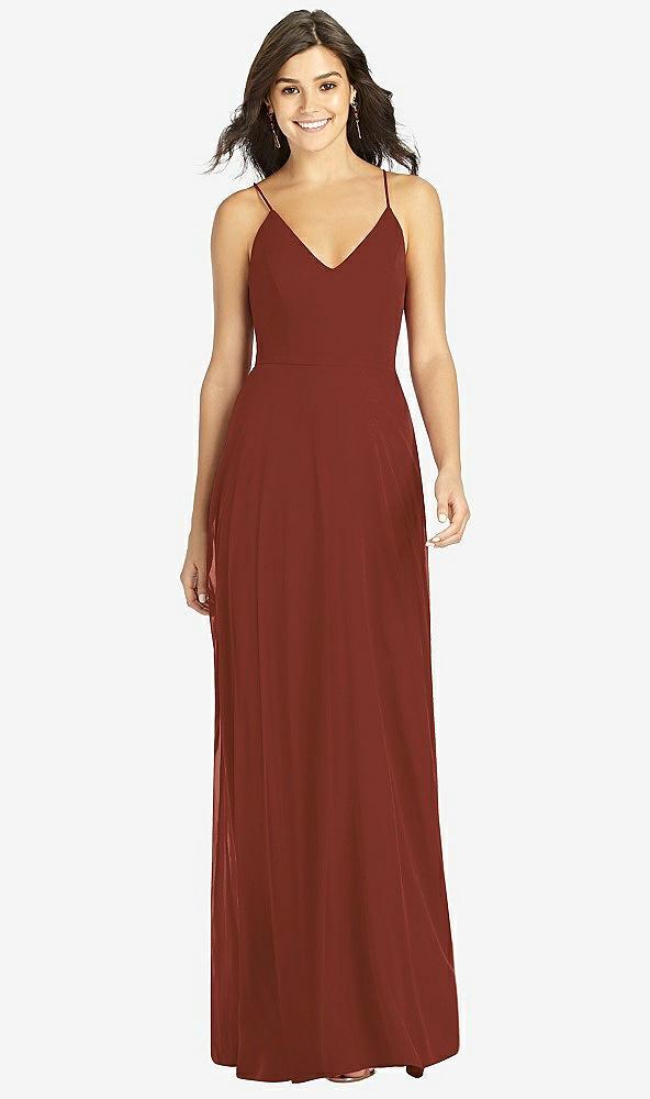 criss cross back a-line maxi dress