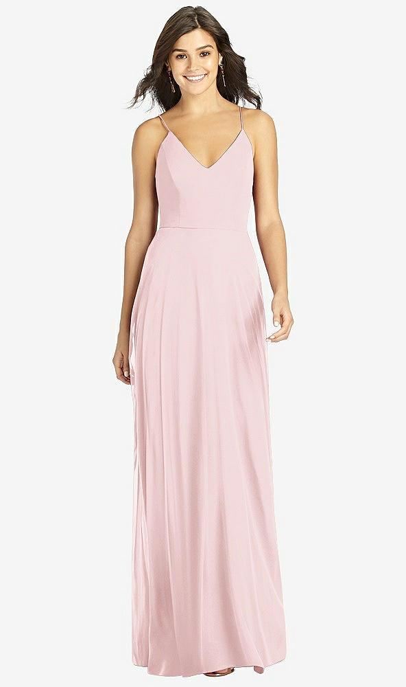criss cross back a-line maxi dress