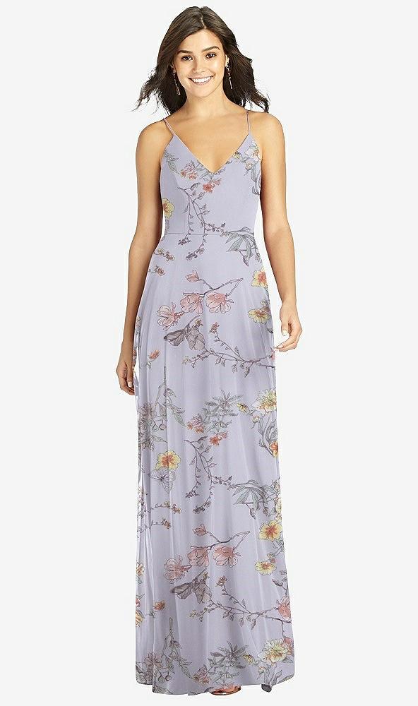 criss cross back a-line maxi dress