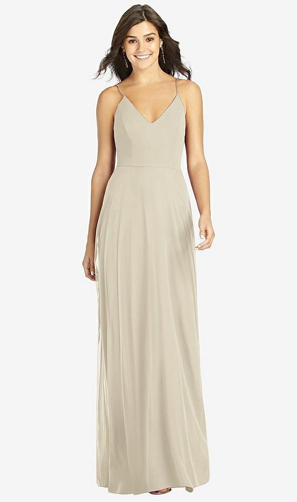criss cross back a-line maxi dress