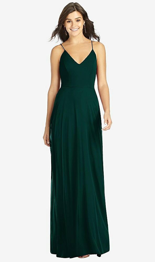 criss cross back a-line maxi dress