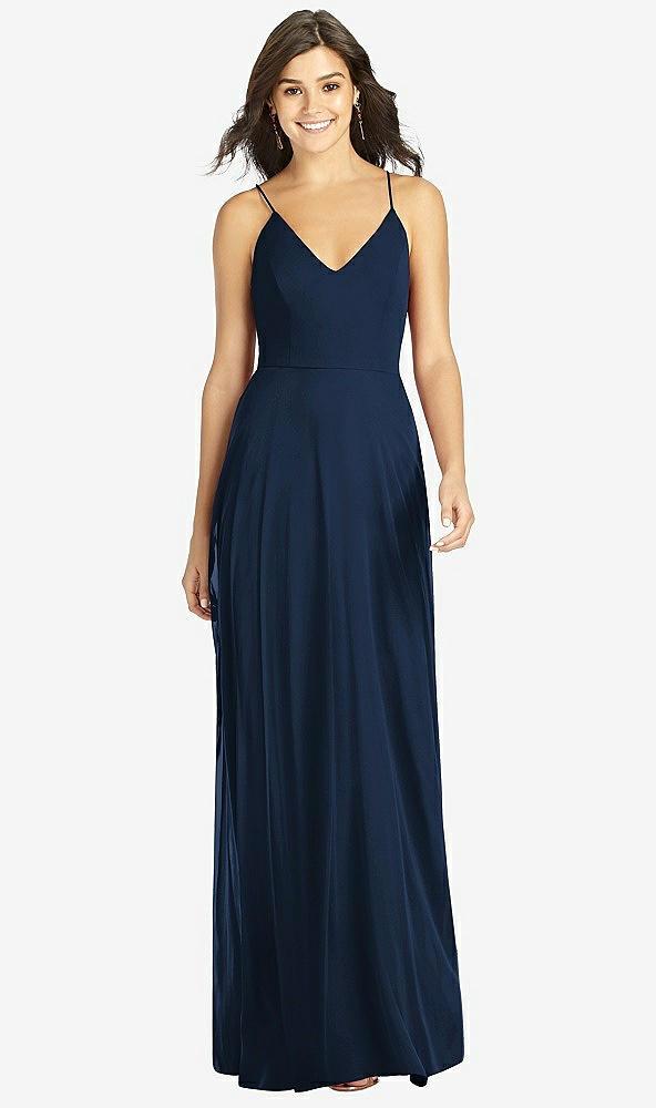 criss cross back a-line maxi dress