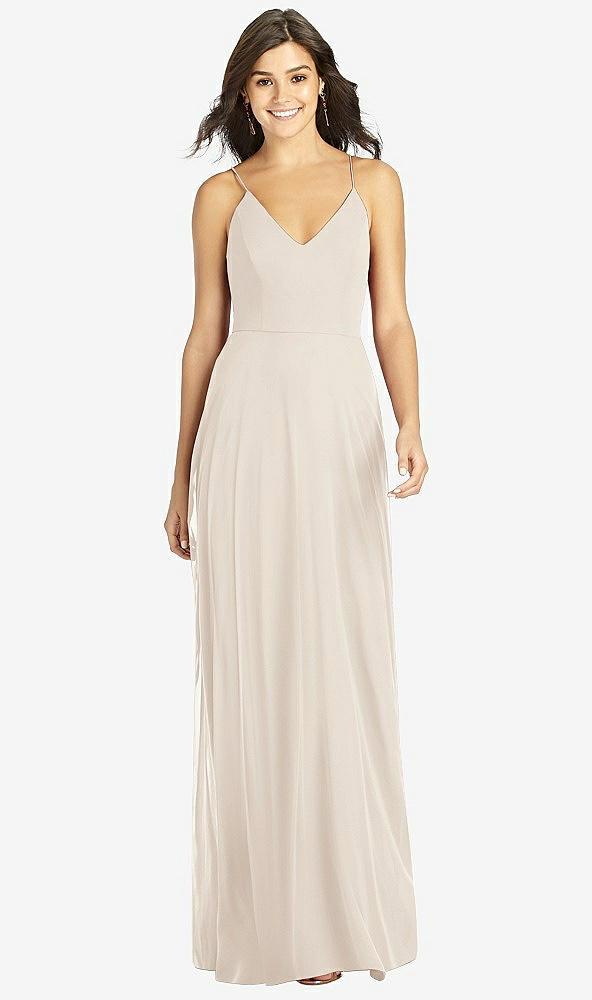 criss cross back a-line maxi dress