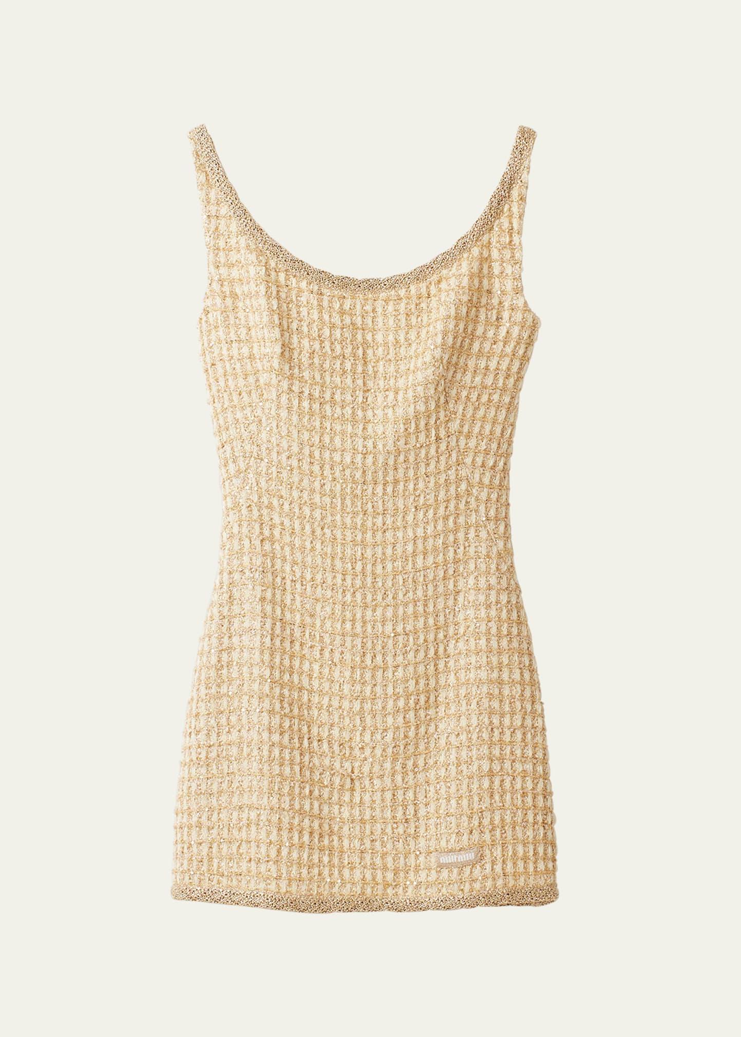 crochet mini dress