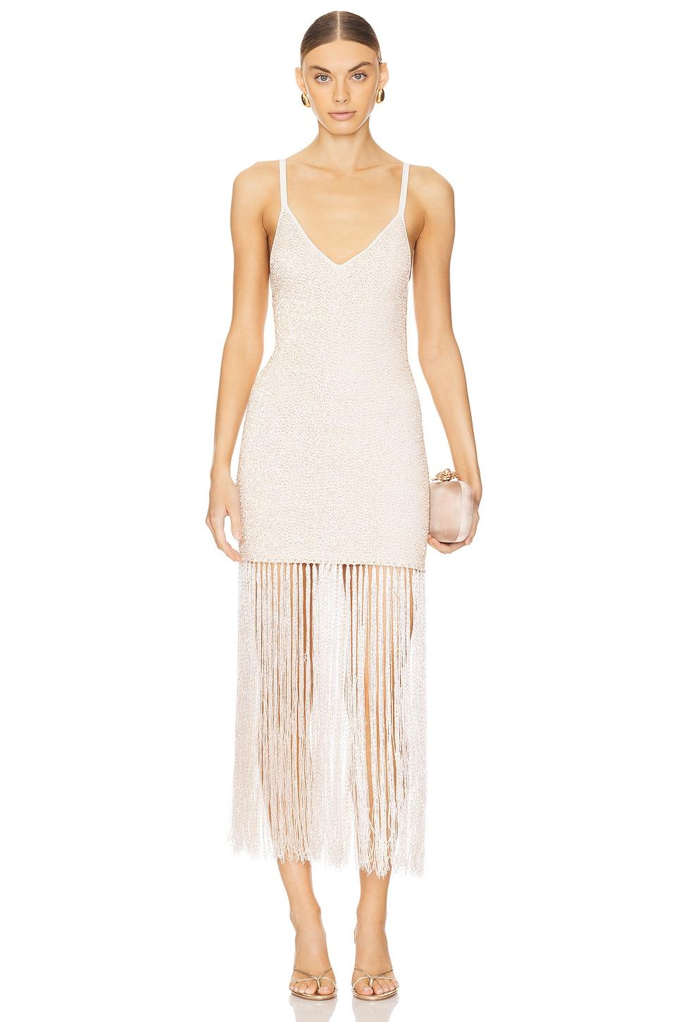 crochet sequin gown
