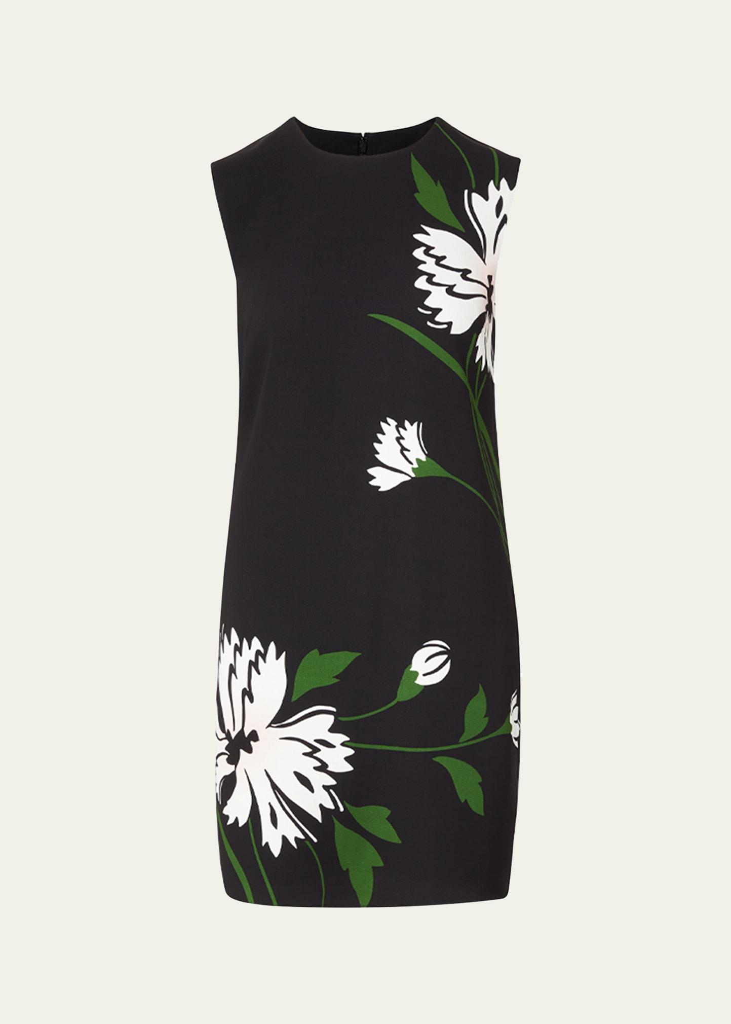 cromwell floral sleeveless shift dress