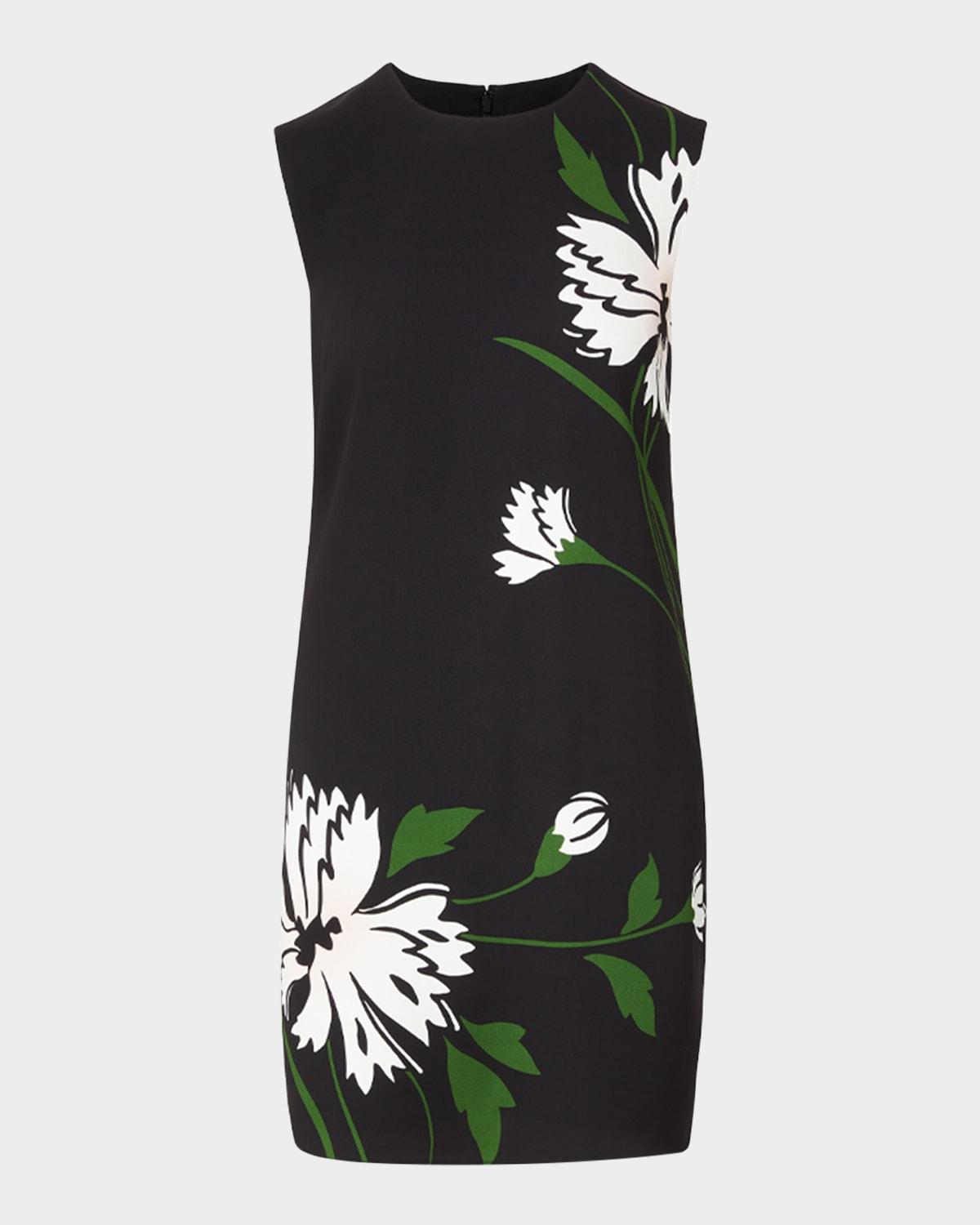 cromwell floral sleeveless shift dress