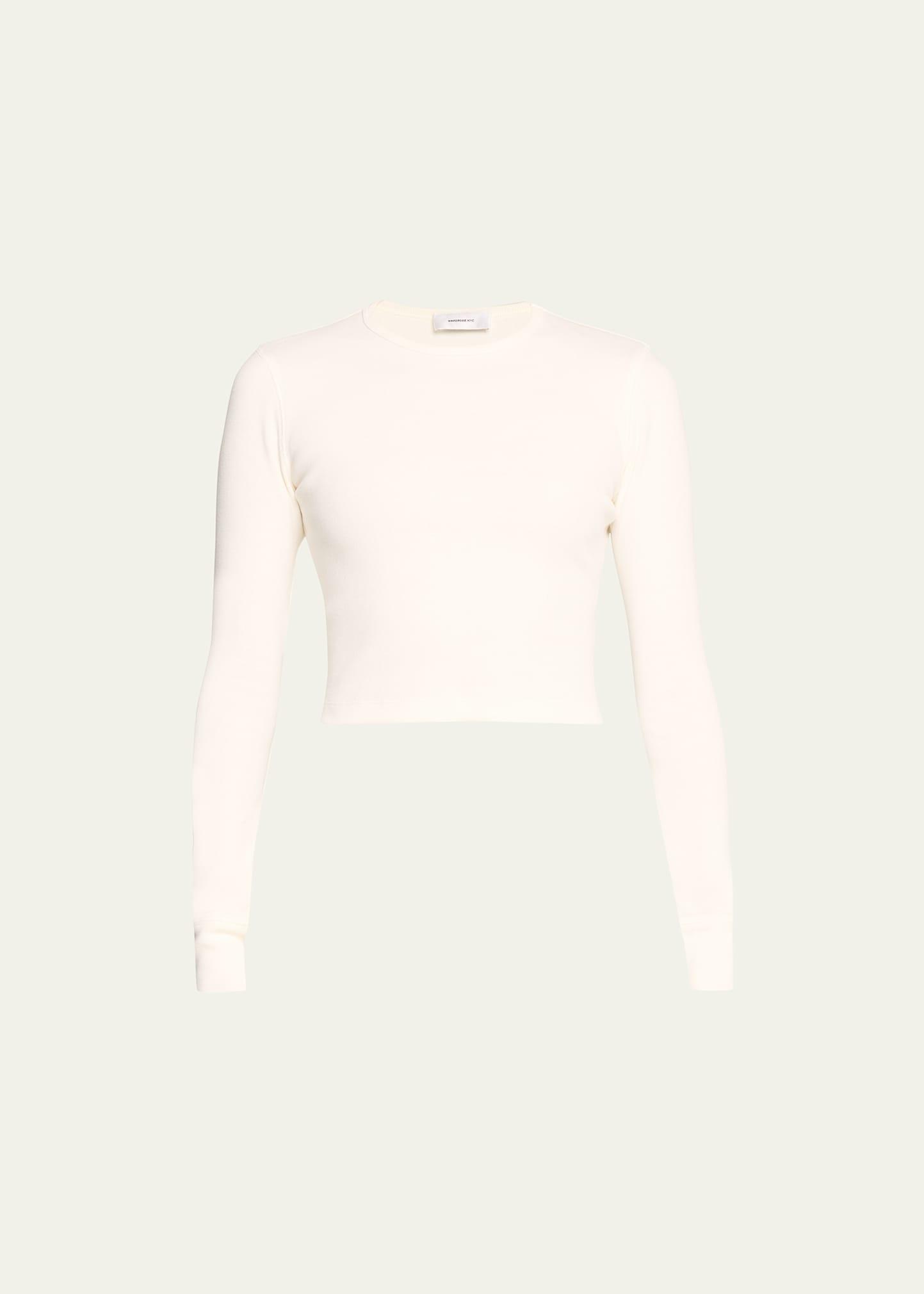 crop long sleeve tee