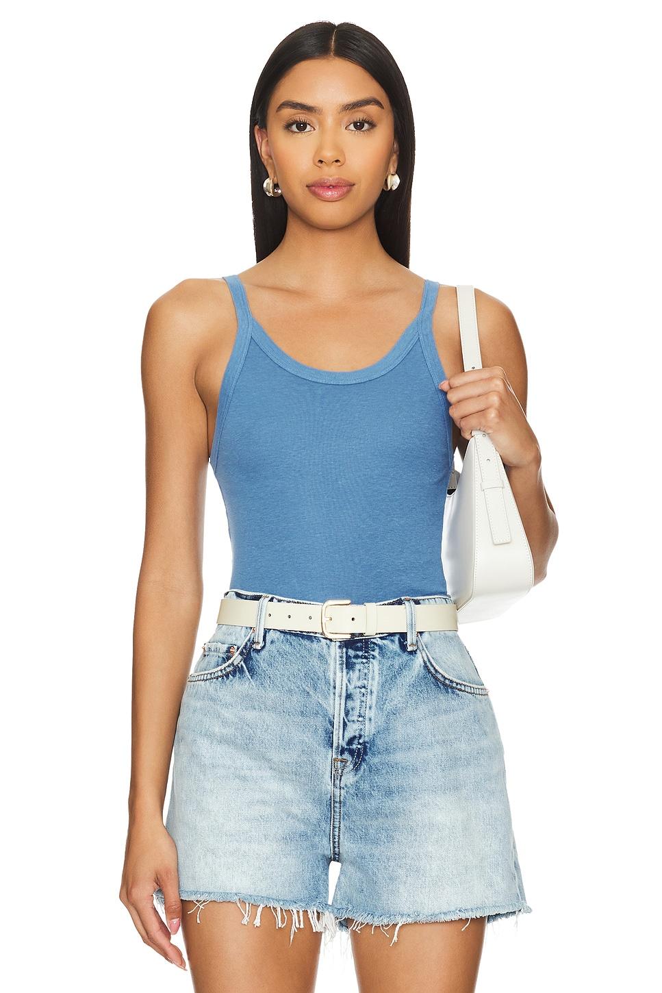 cropped annie tank top