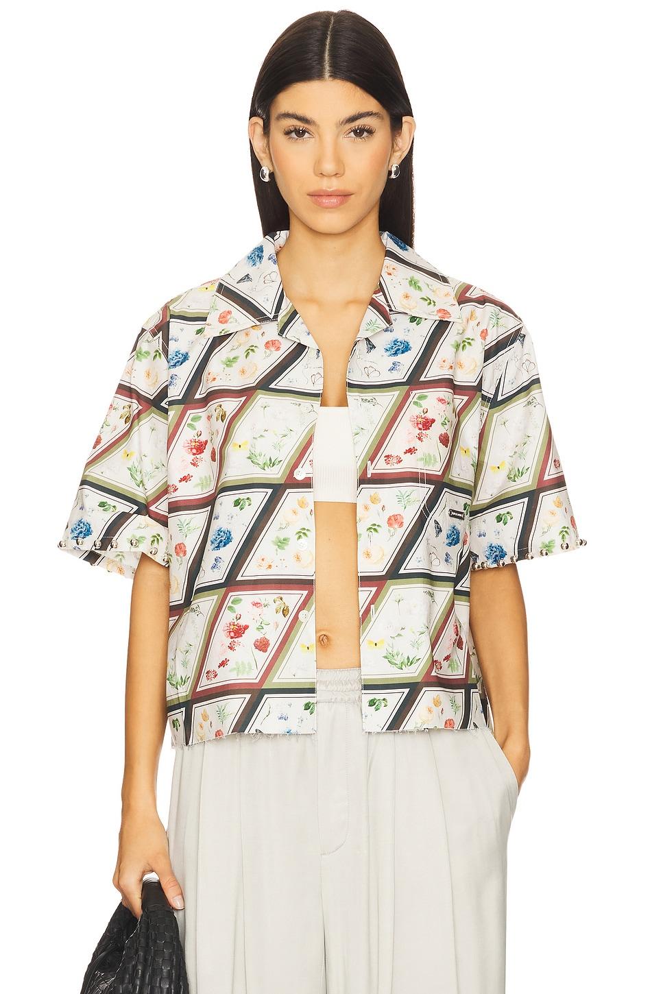 cropped camp shirt
