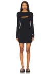 cropped cardigan with cami mini dress twin set
