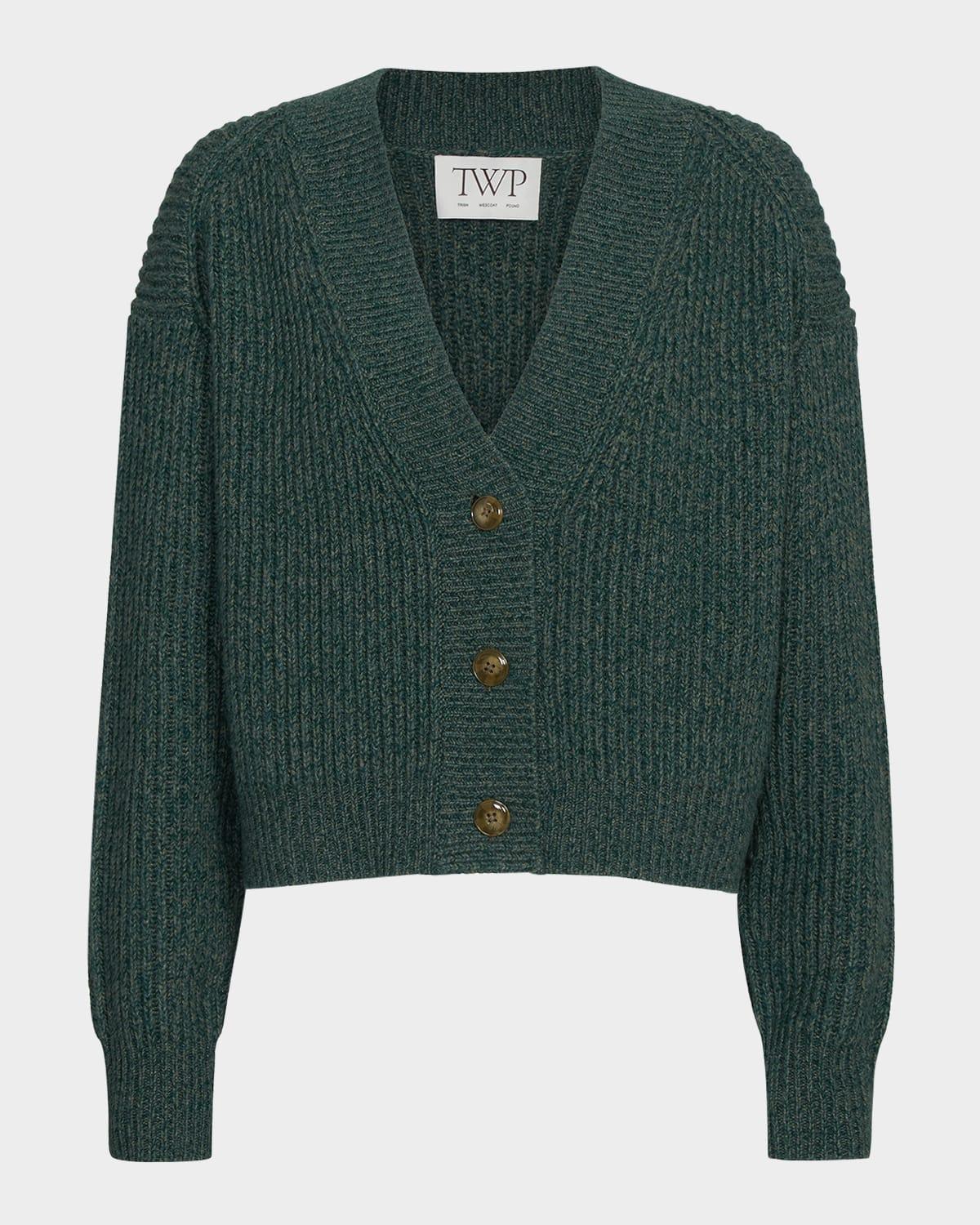 cropped cashmere cardigan