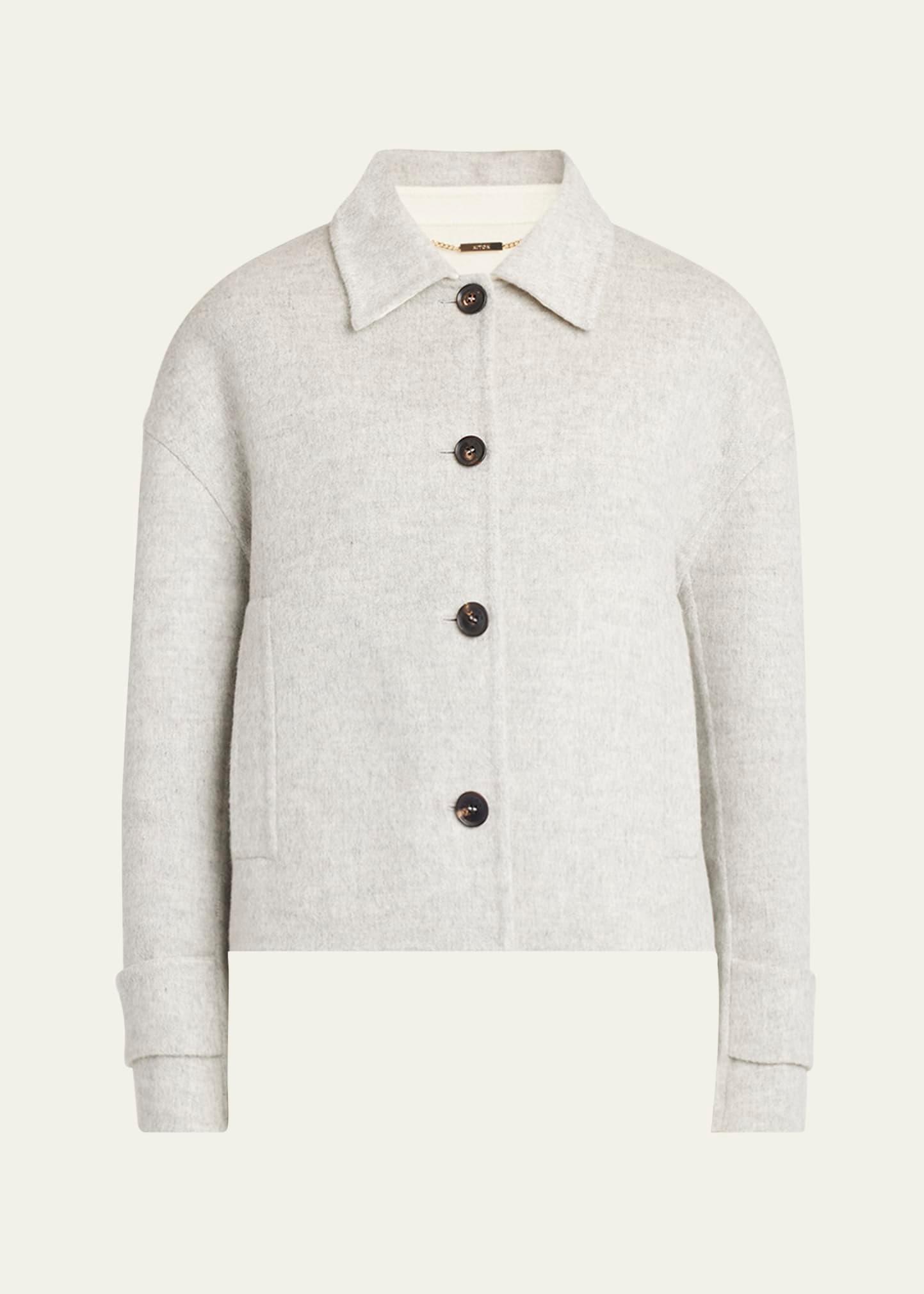 cropped cashmere jacket