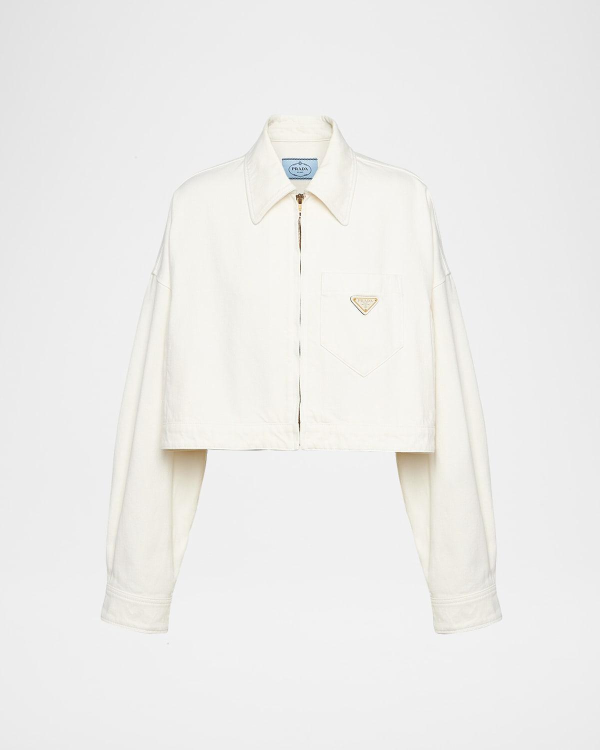 cropped denim jacket