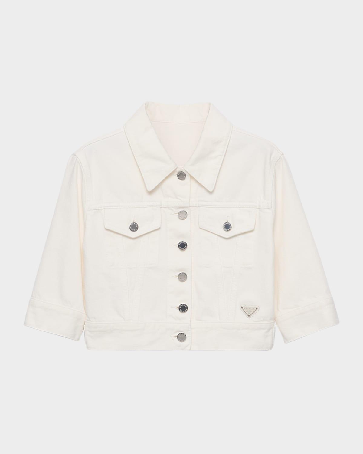 cropped denim jacket