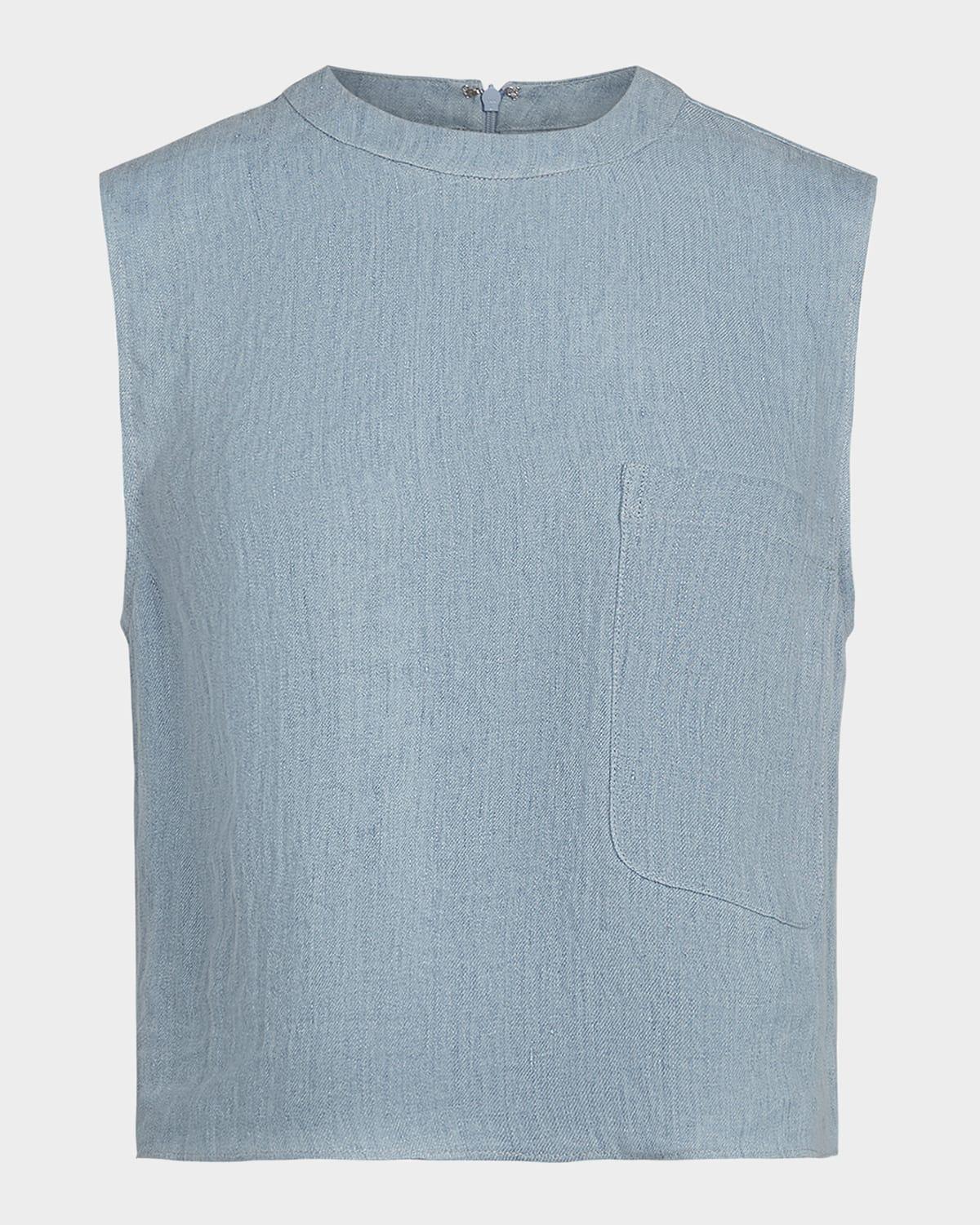 cropped hemp muscle tank