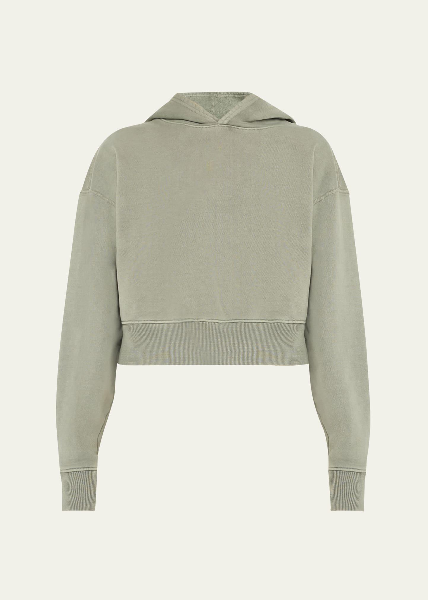 cropped hoodie