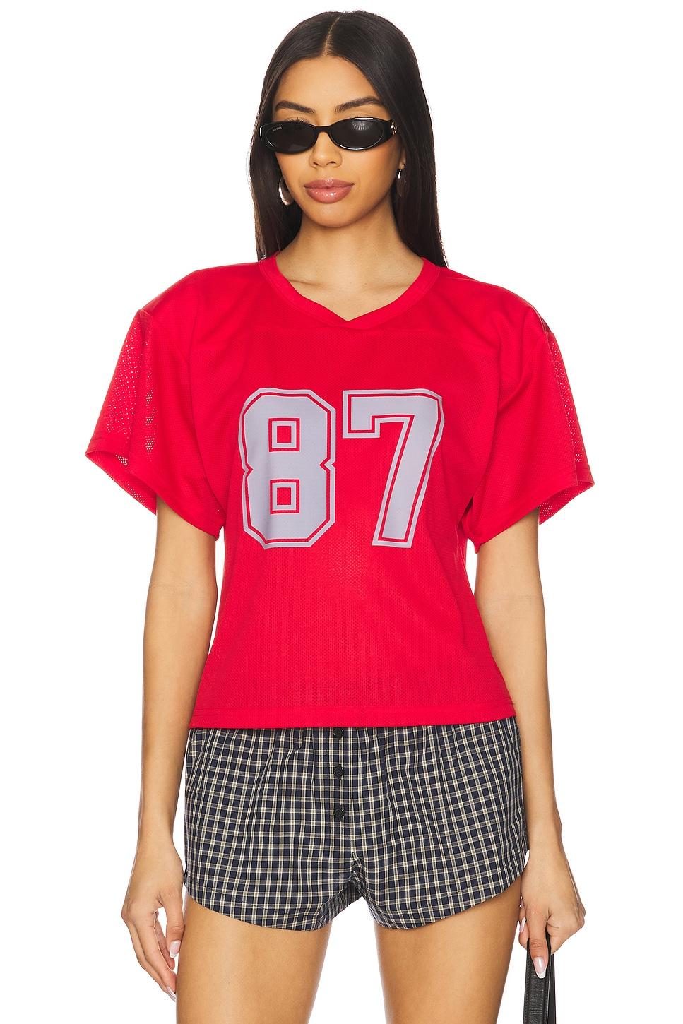 cropped jersey top