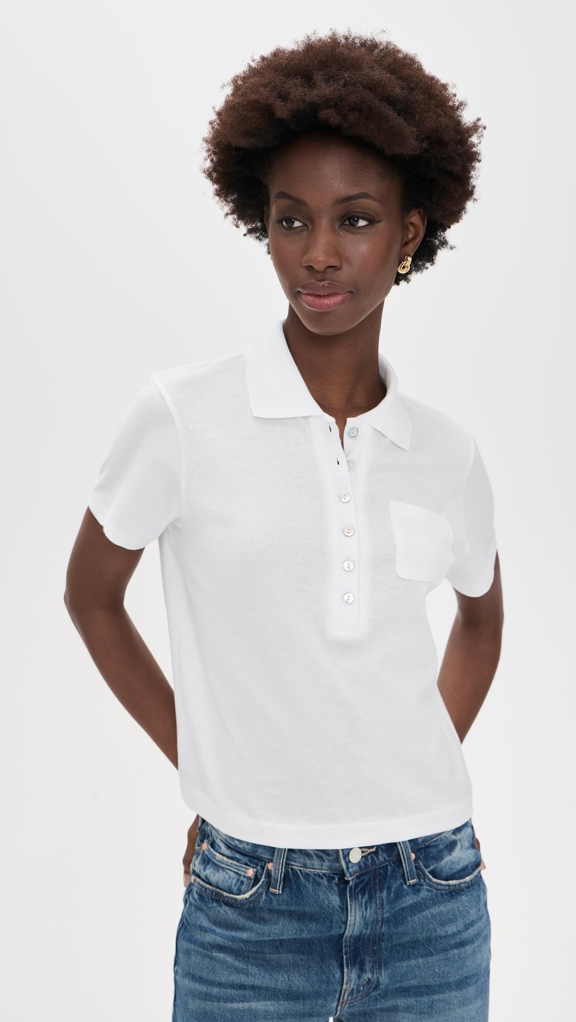 cropped pocket polo
