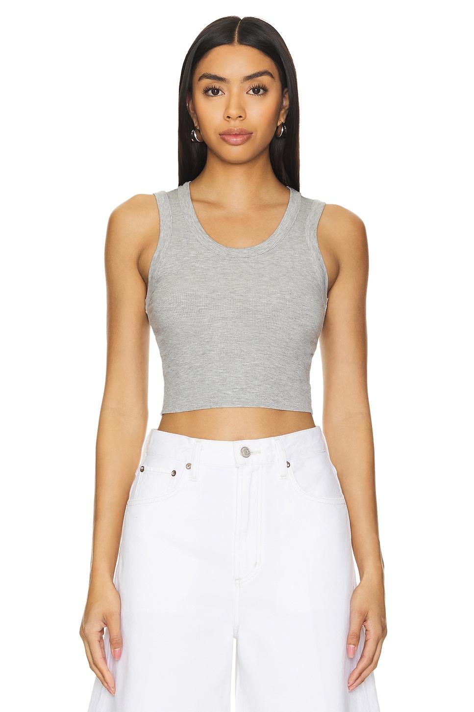 cropped poppy tank