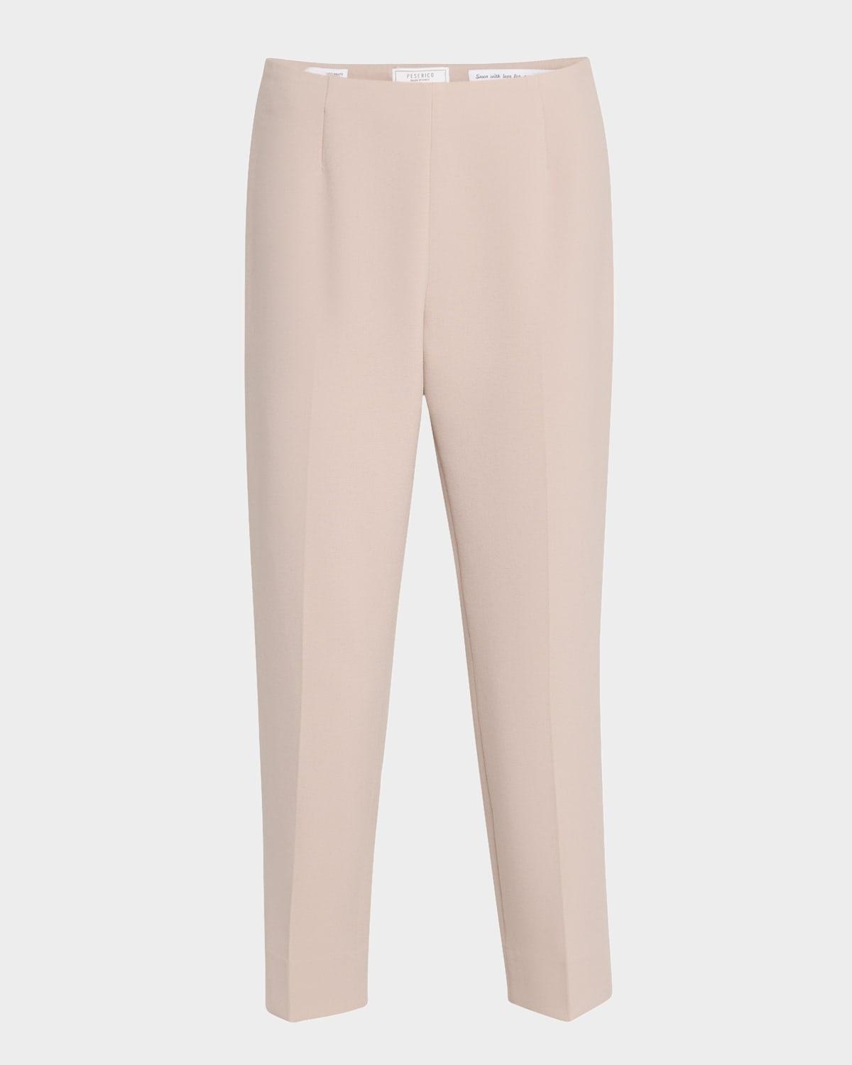 cropped skinny cigarette pants