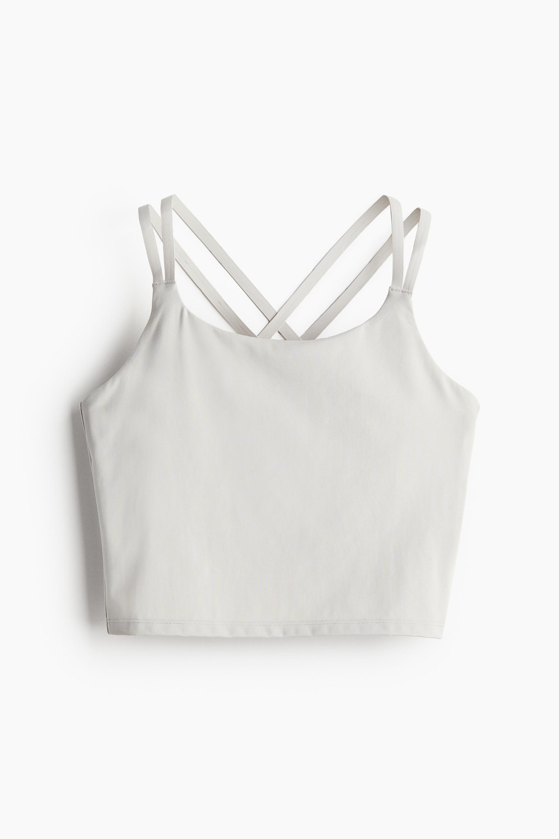 cropped sports tank top in drymove™